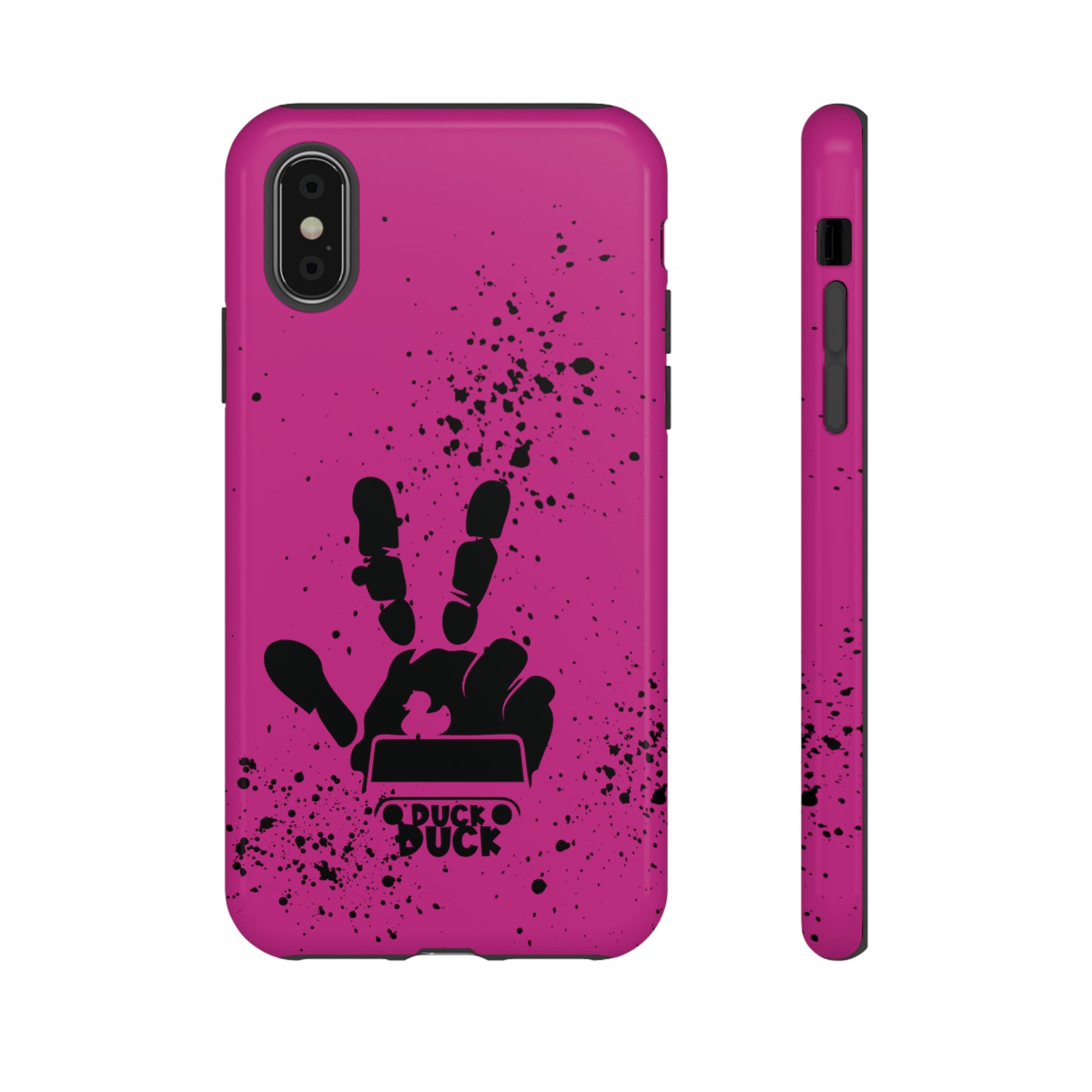 Duck Duck Hot Pink Protective Phone Case for IPhone, Samsung and Google Phone