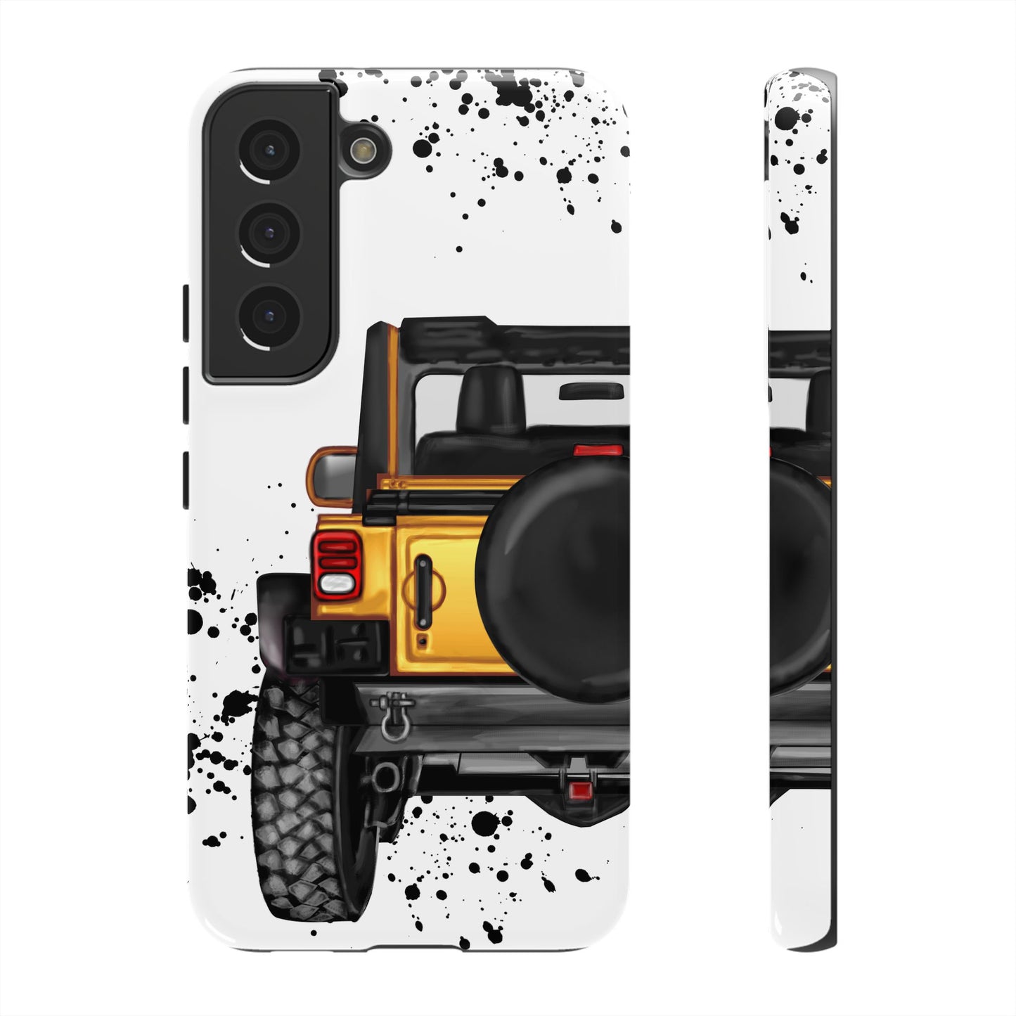 Off Road Life Yellow Protective Case for Iphone, Google and Samsung
