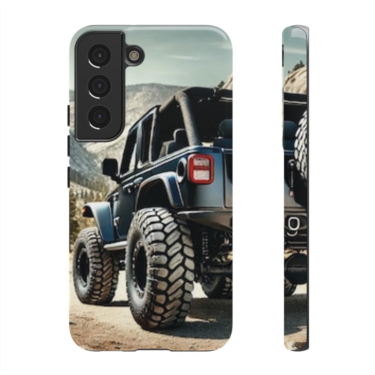 Blue Jeep Protective Phone Case