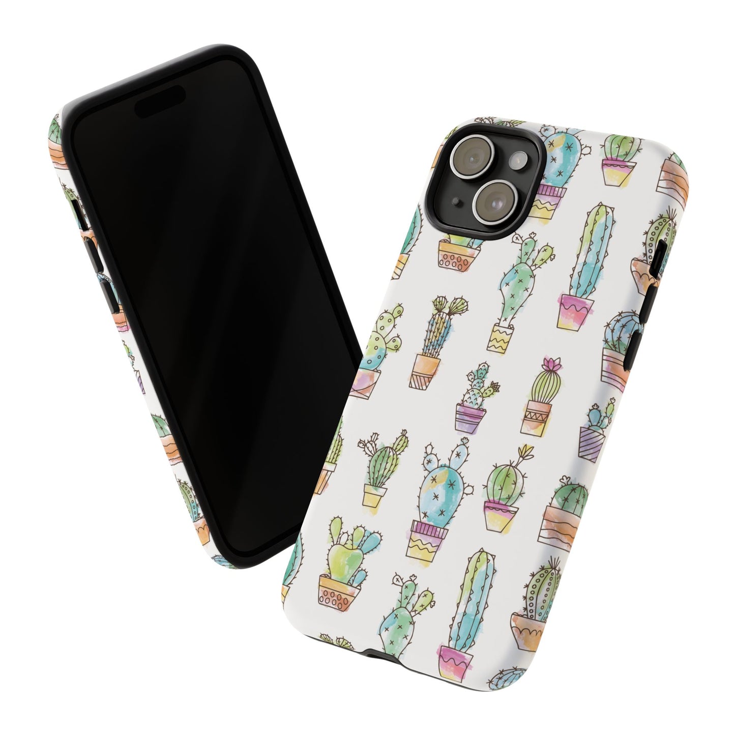 Pastel Cactus Love Phone Case