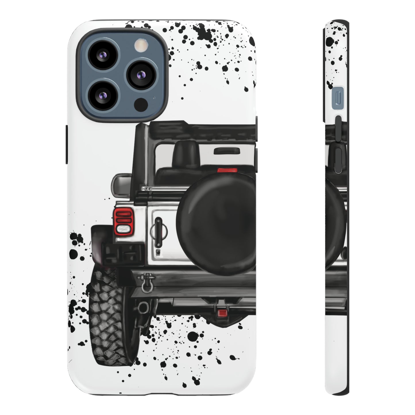 Off Road Life White Protective Case for Iphone, Google and Samsung