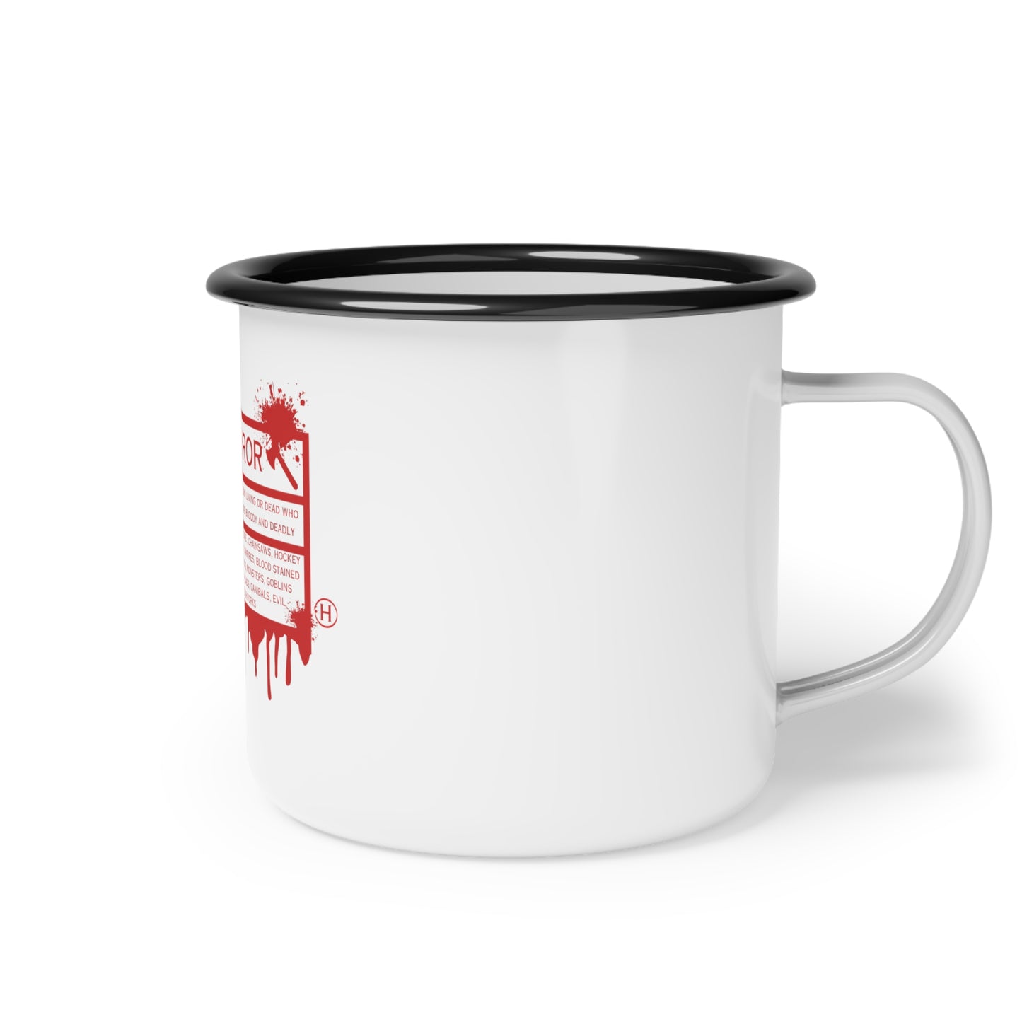 Horror Movie lover Enamel Camp Cup