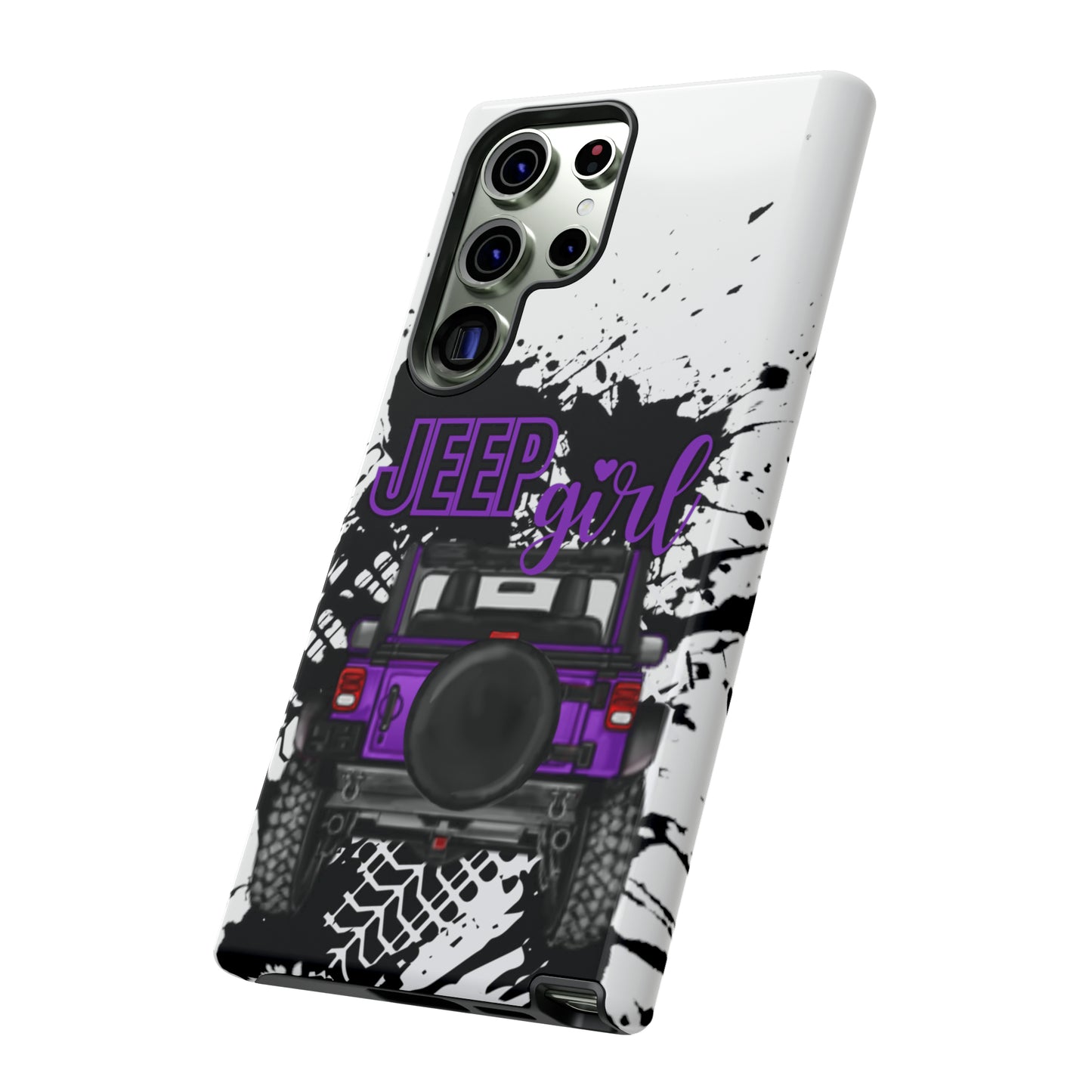 Off Road Girl Purple Tough Cases