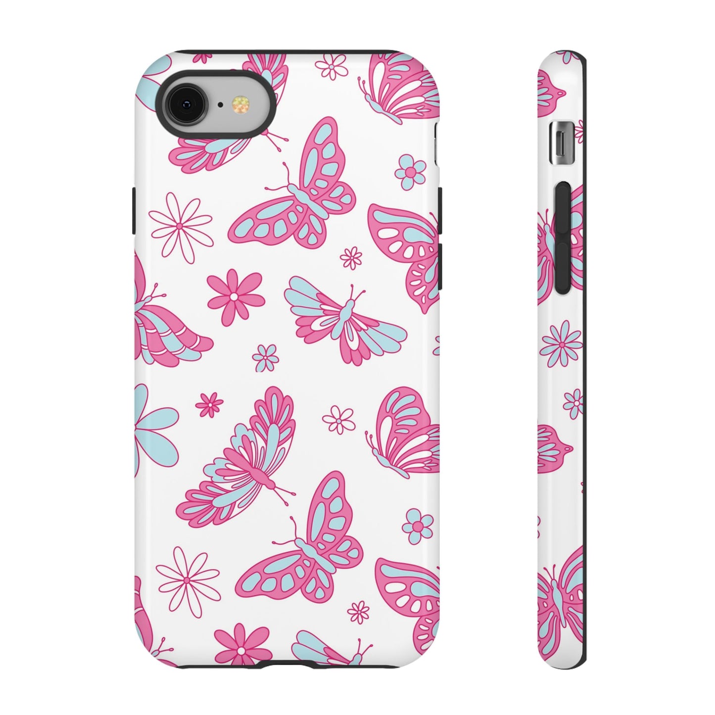 Pastel Butterflies Protective Phone Case