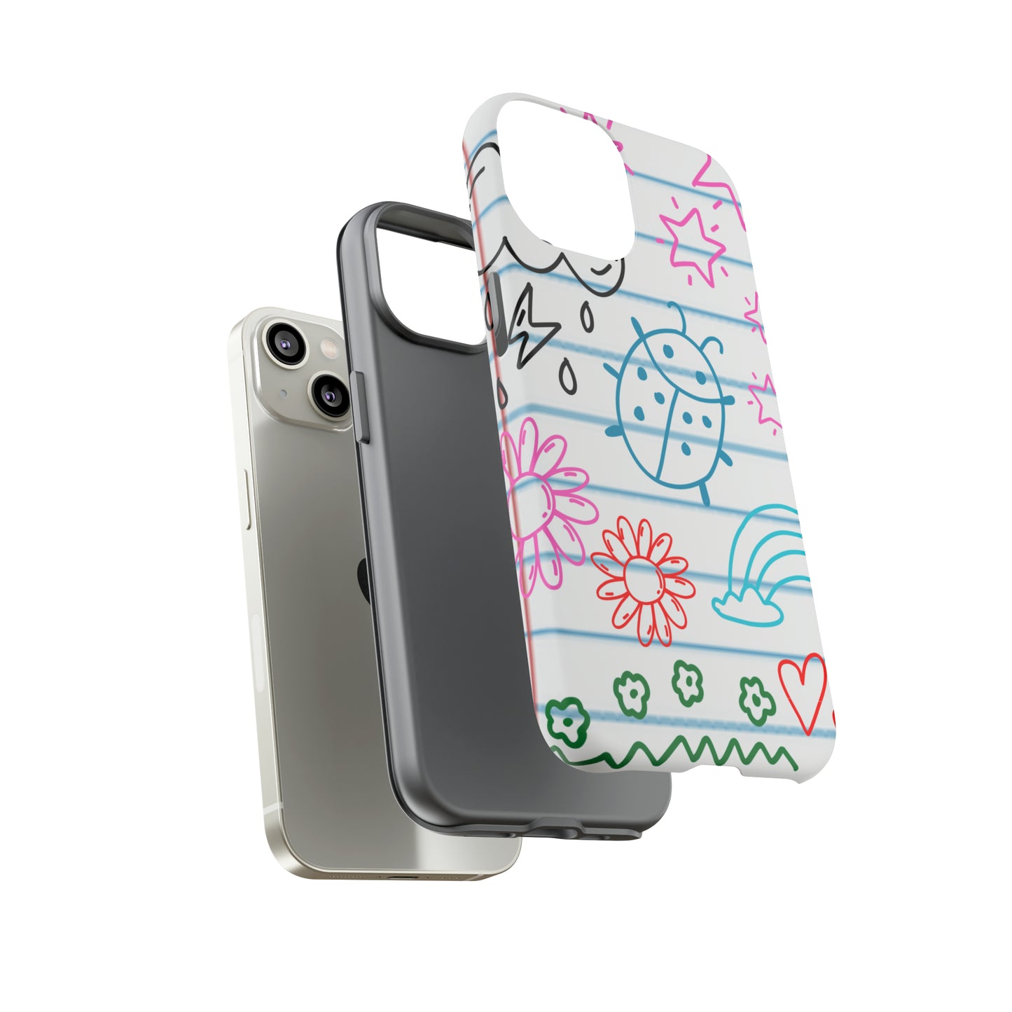 Kid Doodles Protective Phone Case for IPhone, Google and Samsung phones