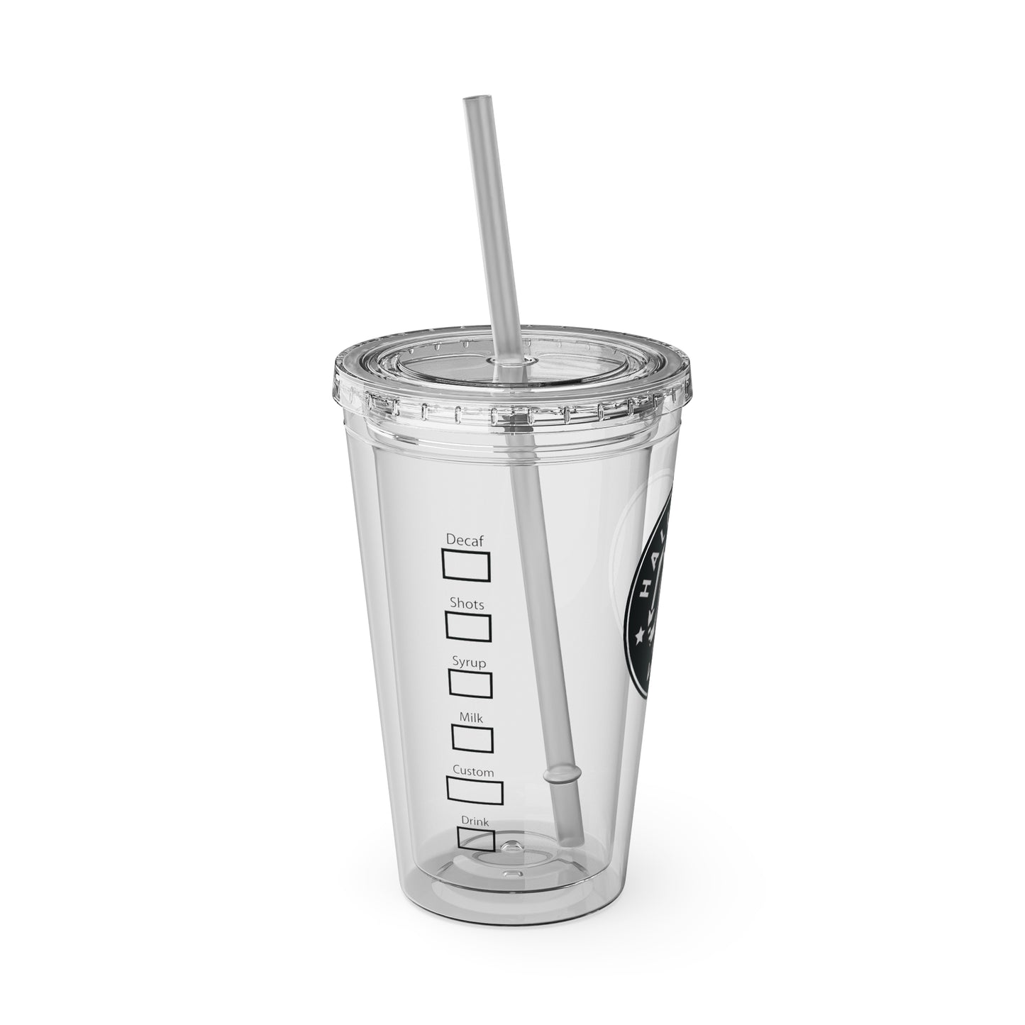 Halloween Vibes Tumbler with Straw, 16oz