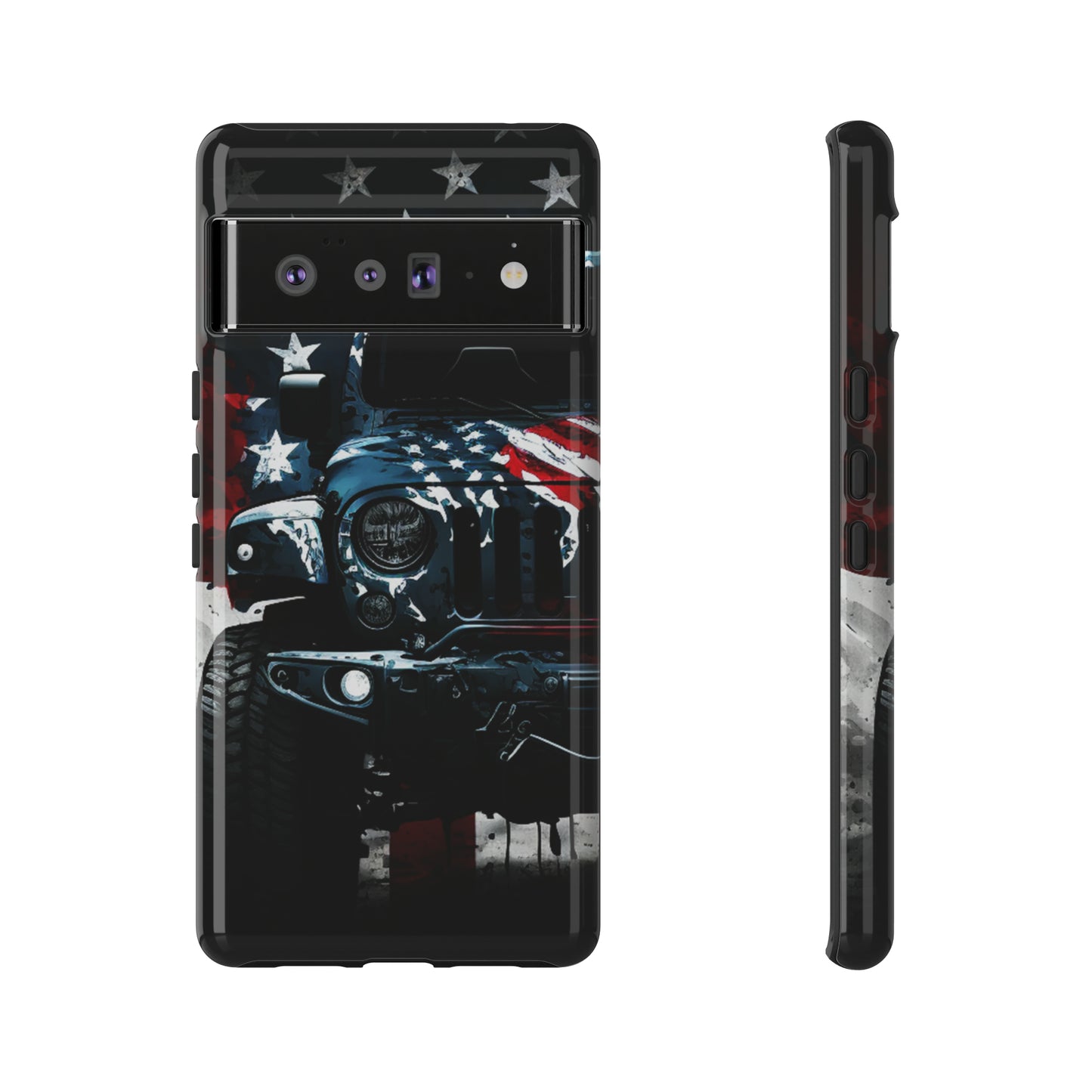 Off Roading Patriotic Protective Drop Proof Case Iphone, Samsung and Google phones