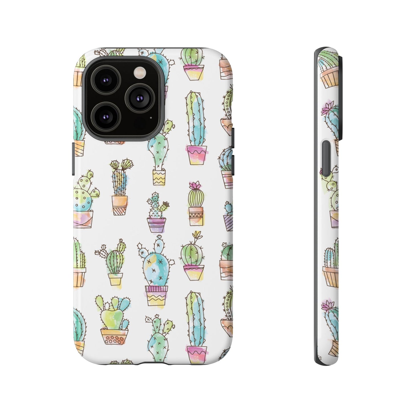 Pastel Cactus Love Phone Case