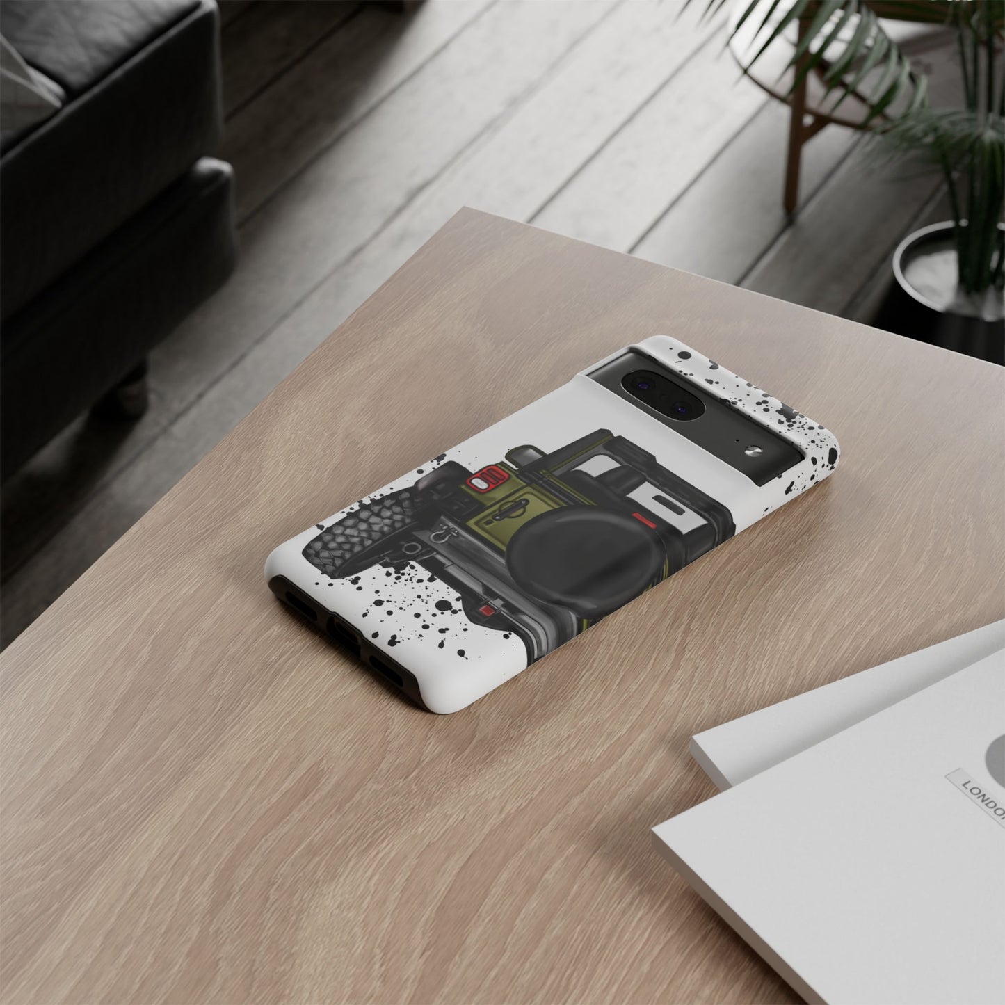 Off Road Life Army Green Protective Case for Iphone, Google and Samsung