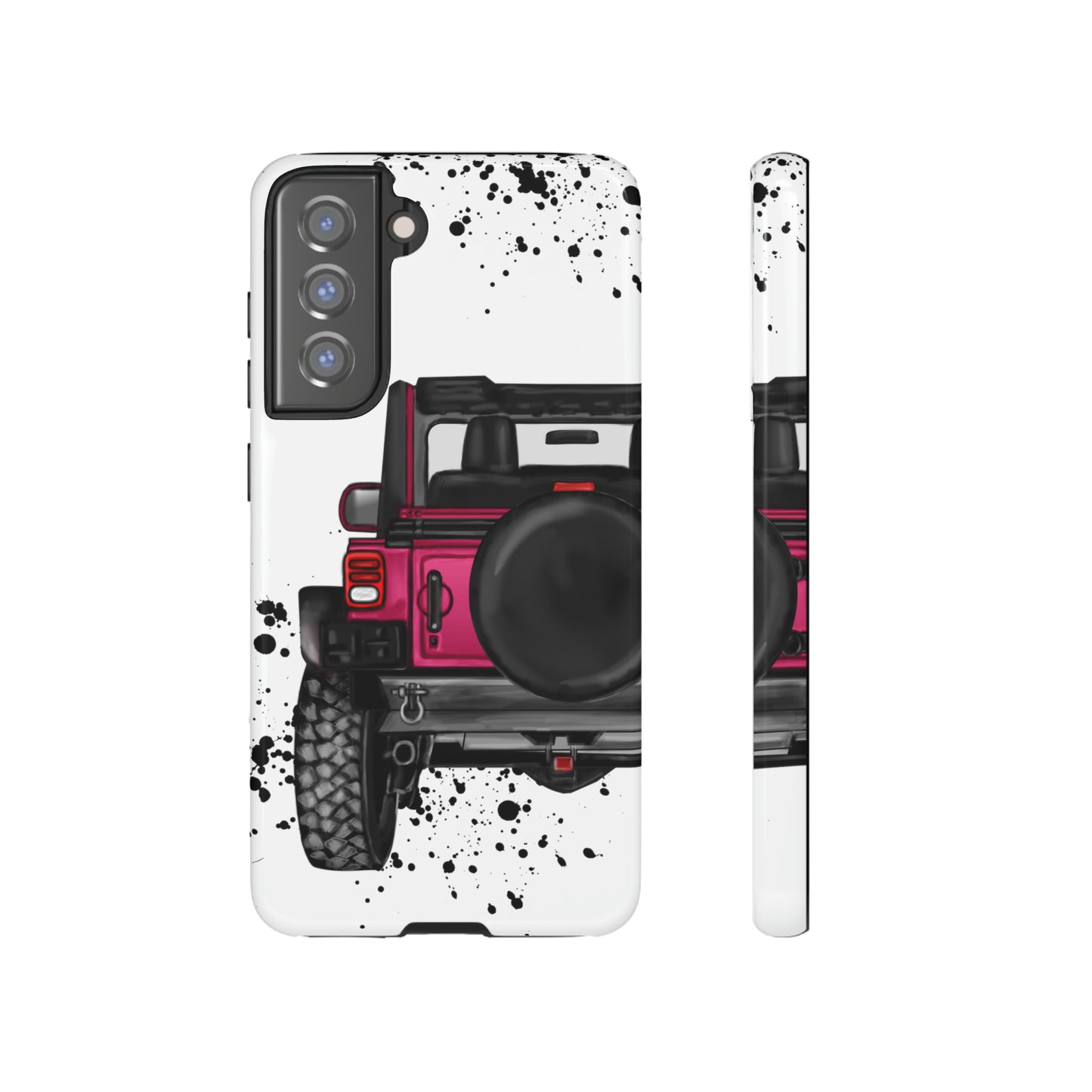 Off Road Life Dark Pink Protective Case for Iphone, Google and Samsung