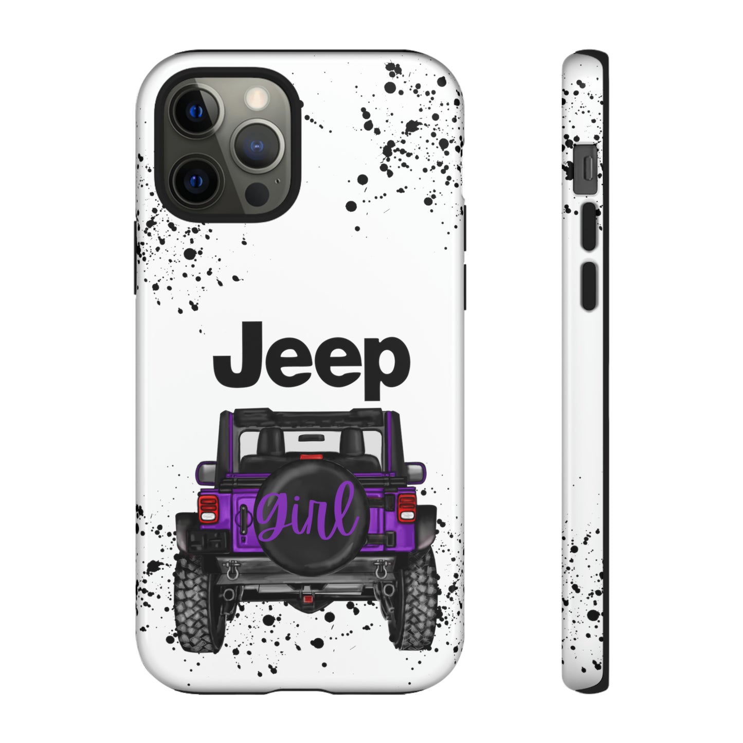 Off Road Girl Dark Purple Protective Case for Iphone, Google and Samsung Phones