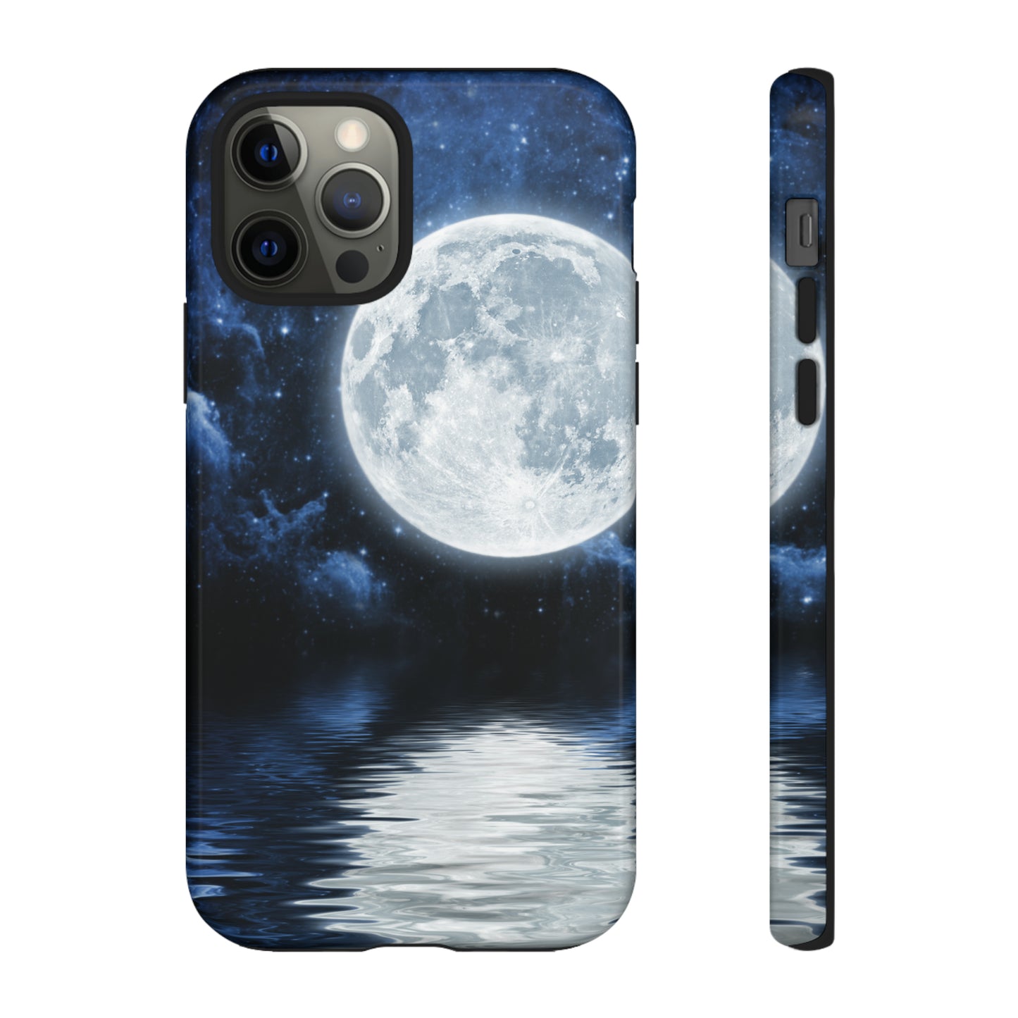 Moon Reflection Protective Phone Case for IPhone, Google and Samsung Phones