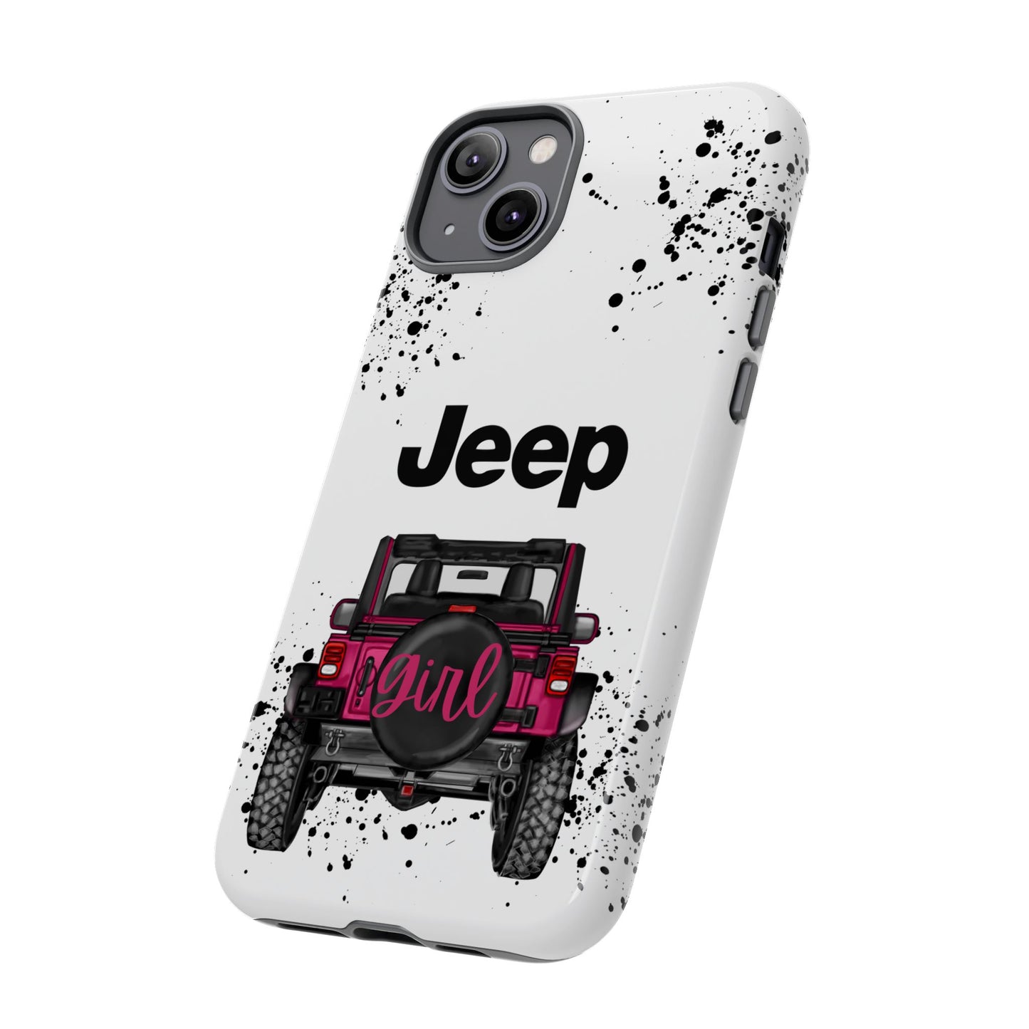 Off Road Girl Red Protective Case for Iphone, Google and Samsung Phones