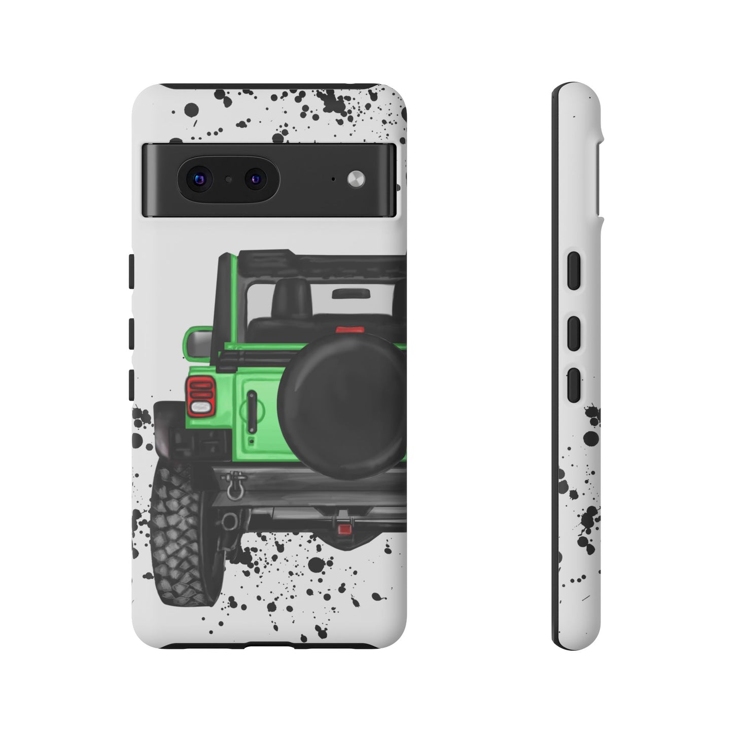 Off Road Life Green Protective Case for Iphone, Google and Samsung