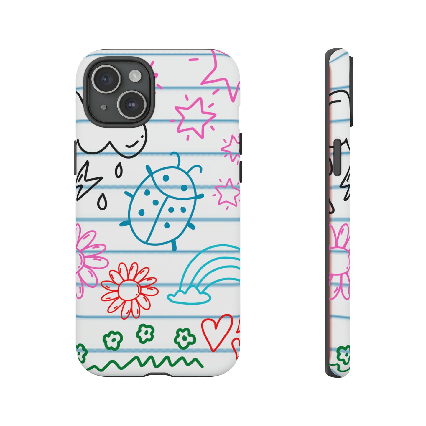 Kid Doodles Protective Phone Case for IPhone, Google and Samsung phones