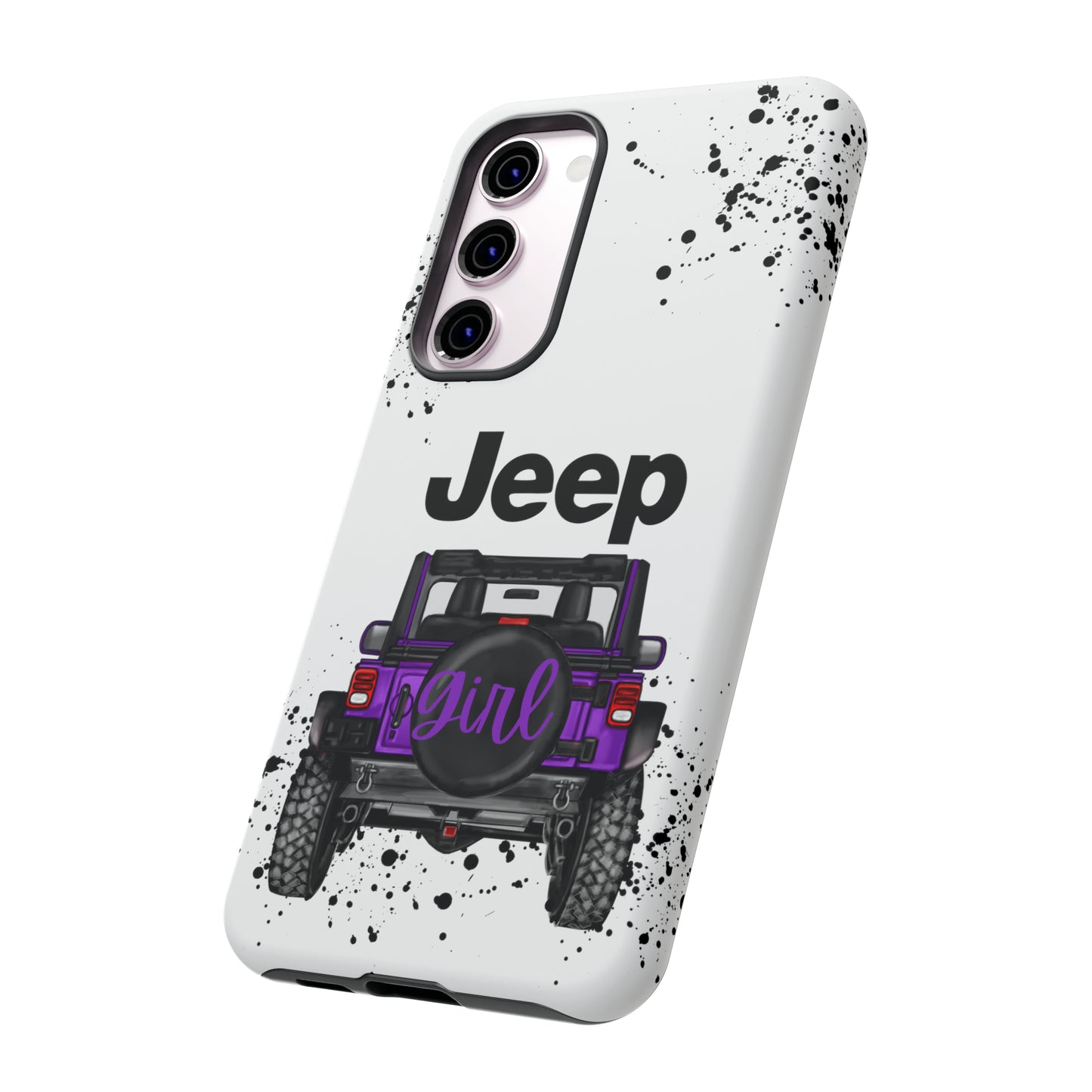 Off Road Girl Dark Purple Protective Case for Iphone, Google and Samsung Phones