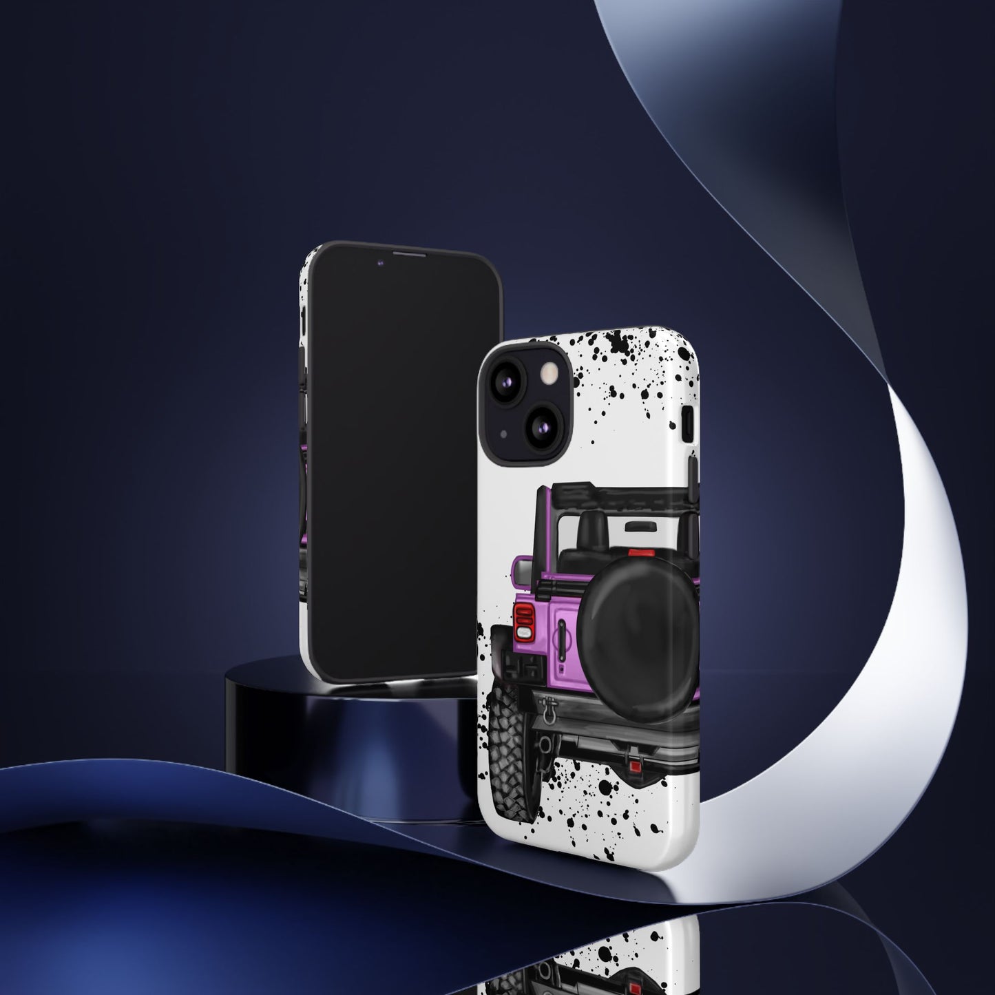 Off Road Life Pink/Light Purple Protective Case for Iphone, Google and Samsung