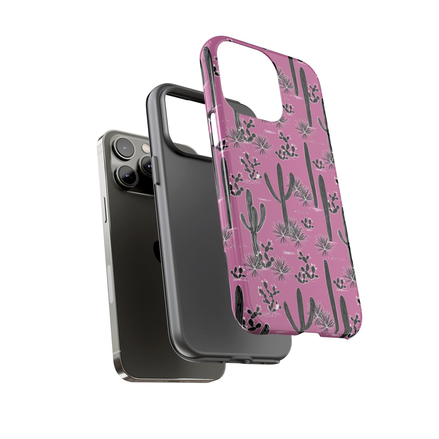 Pink Cactus Love Phone Case
