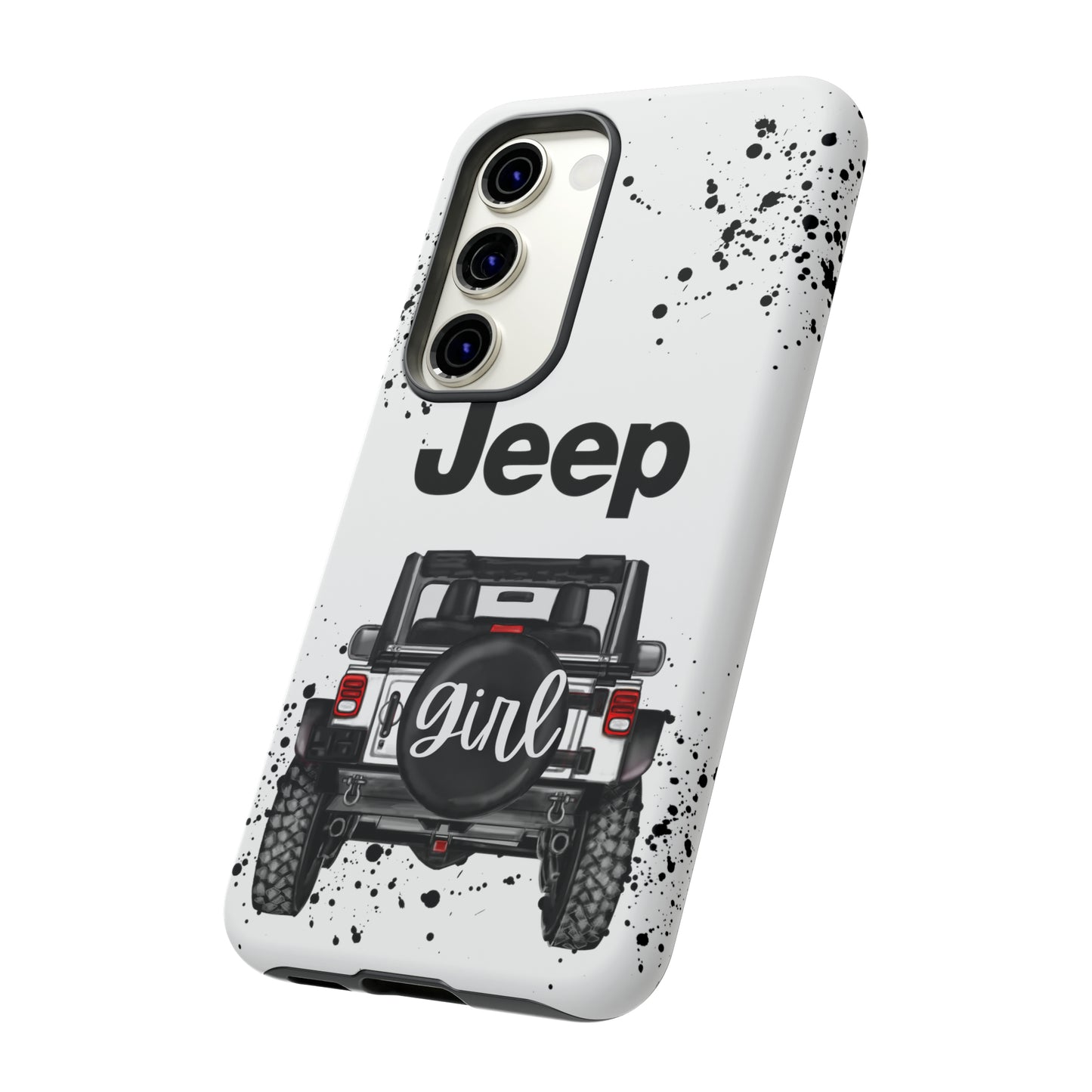 Off Road Girl White Protective Case for Iphone, Google and Samsung Phones