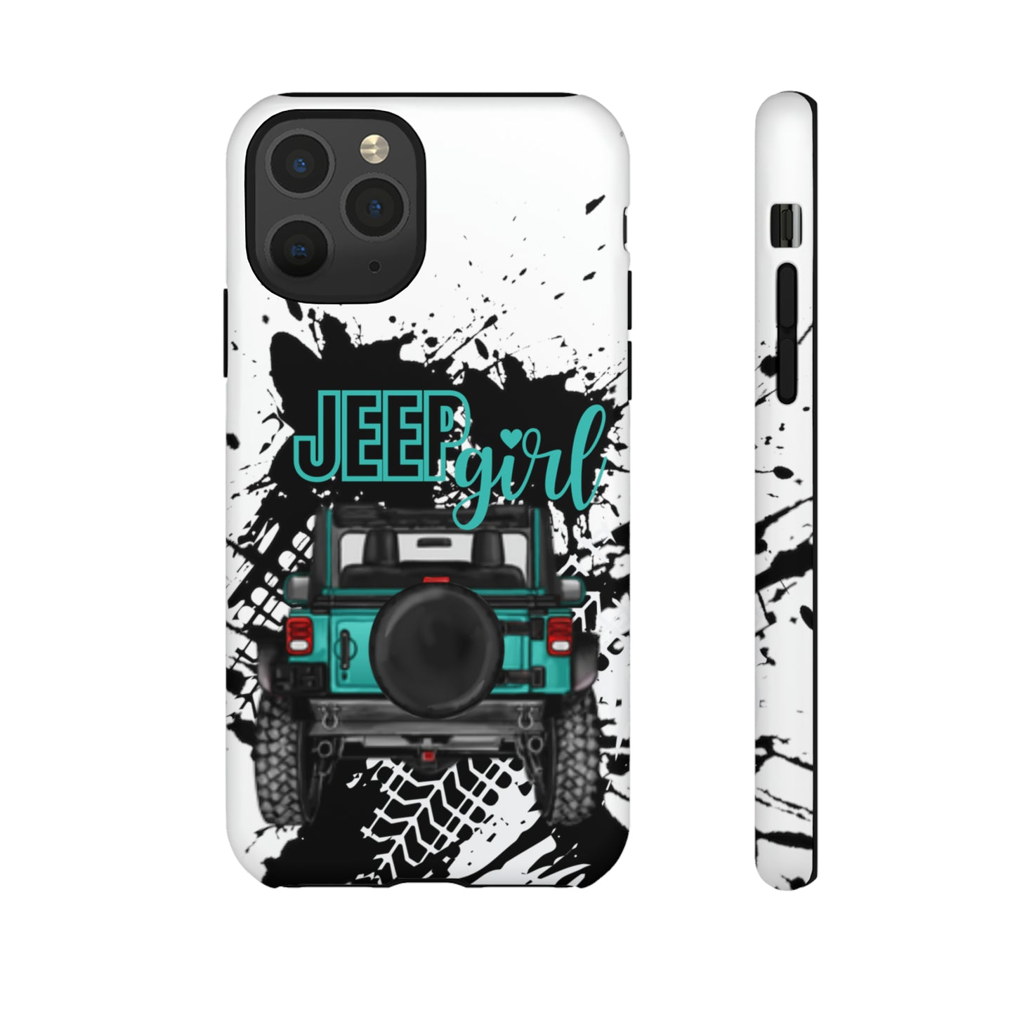 Off Road Girl Turquoise Tough Cases