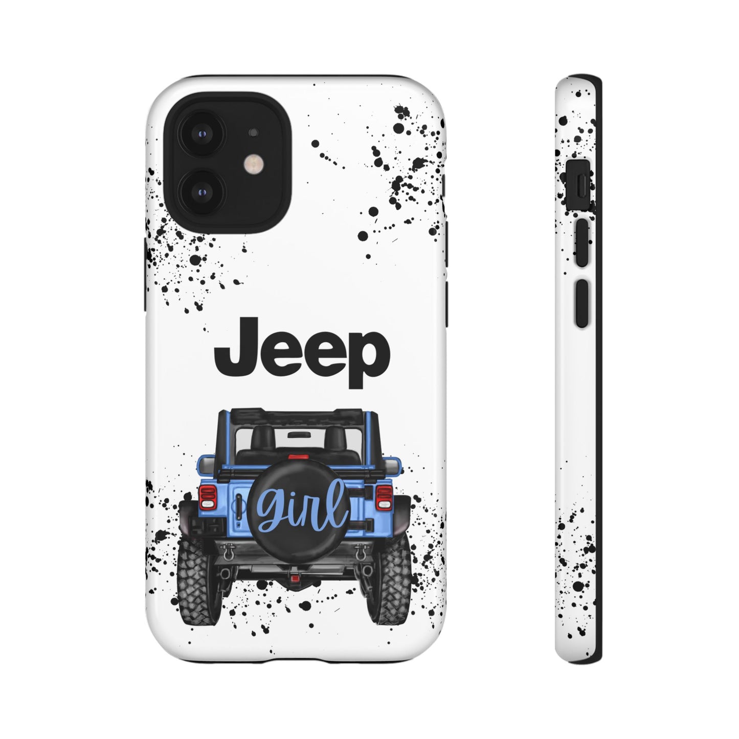 Off Road Girl Light Blue Protective Case for Iphone, Google and Samsung Phones