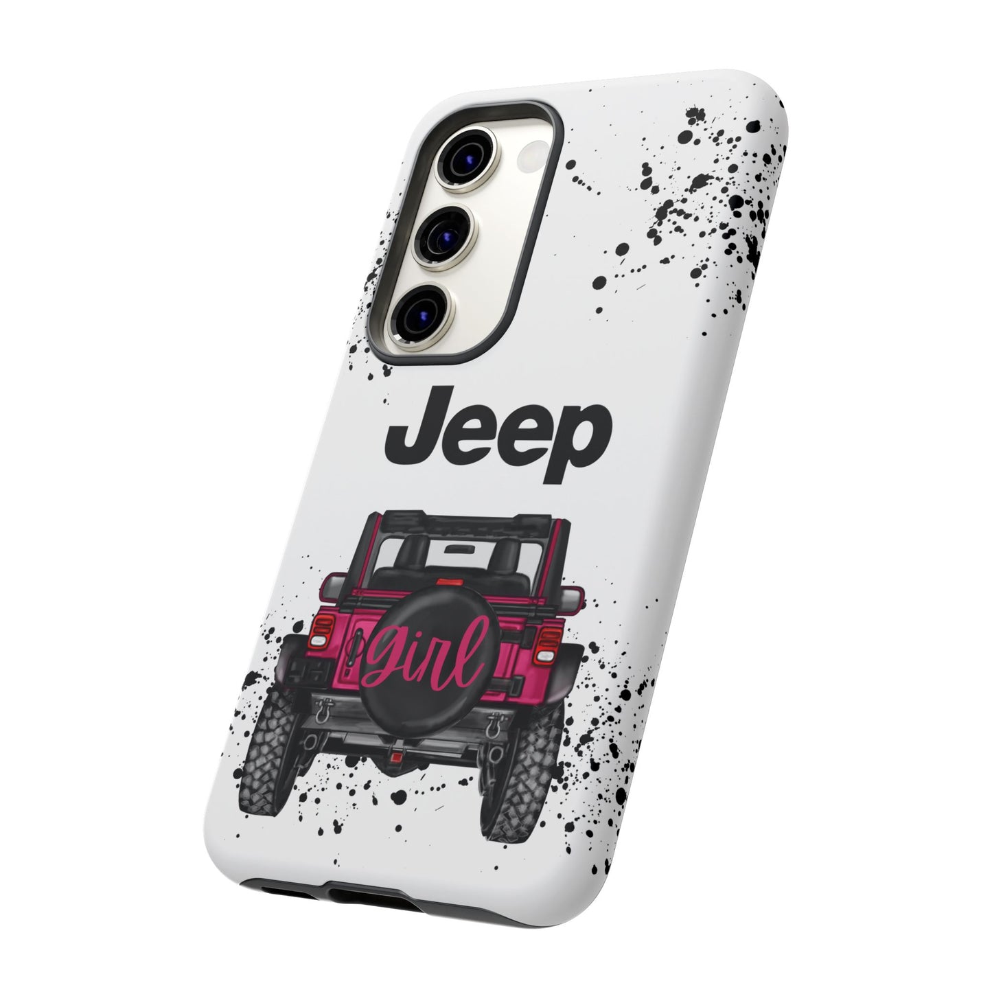 Off Road Girl Red Protective Case for Iphone, Google and Samsung Phones