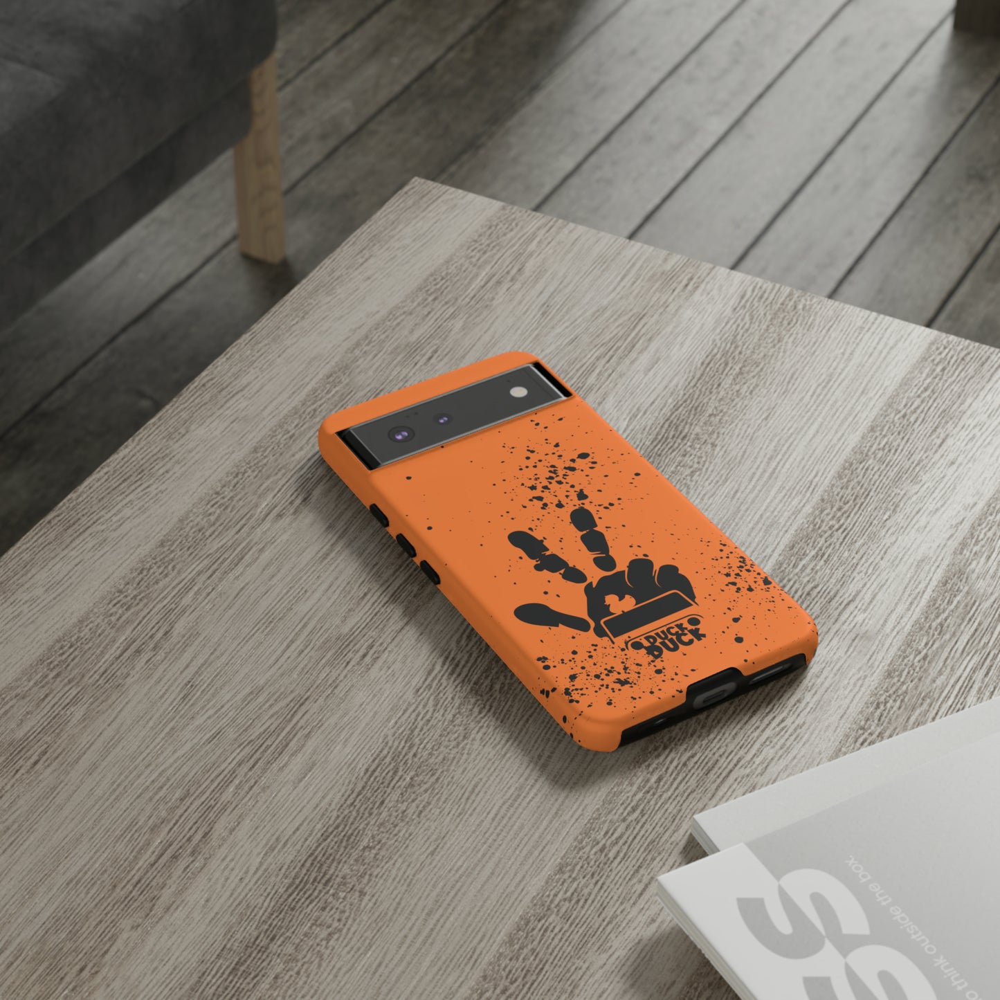 Duck Duck Orange Protective Phone Case for IPhone, Samsung and Google Phones