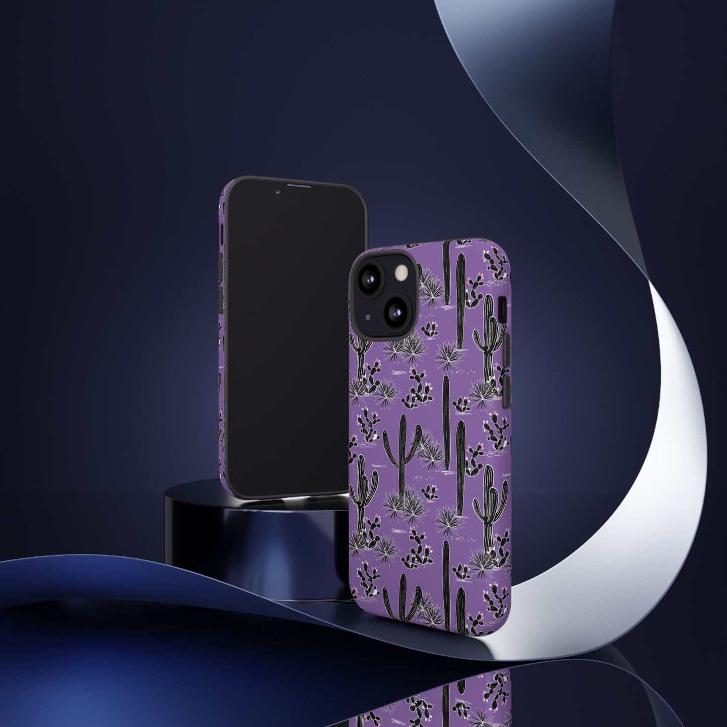 Purple Cactus Love Phone Case
