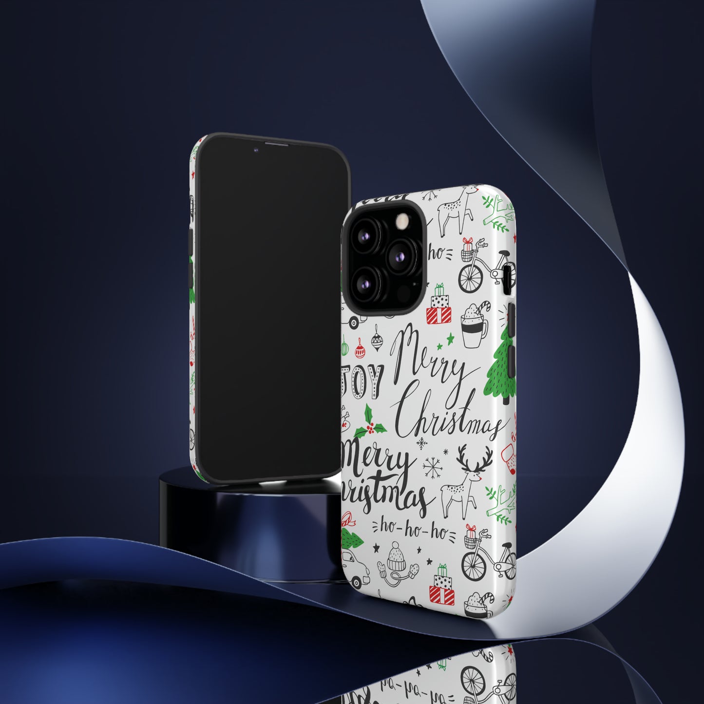 Merry Christmas Protective Phone Case for Iphone, Samsung and Google Phones