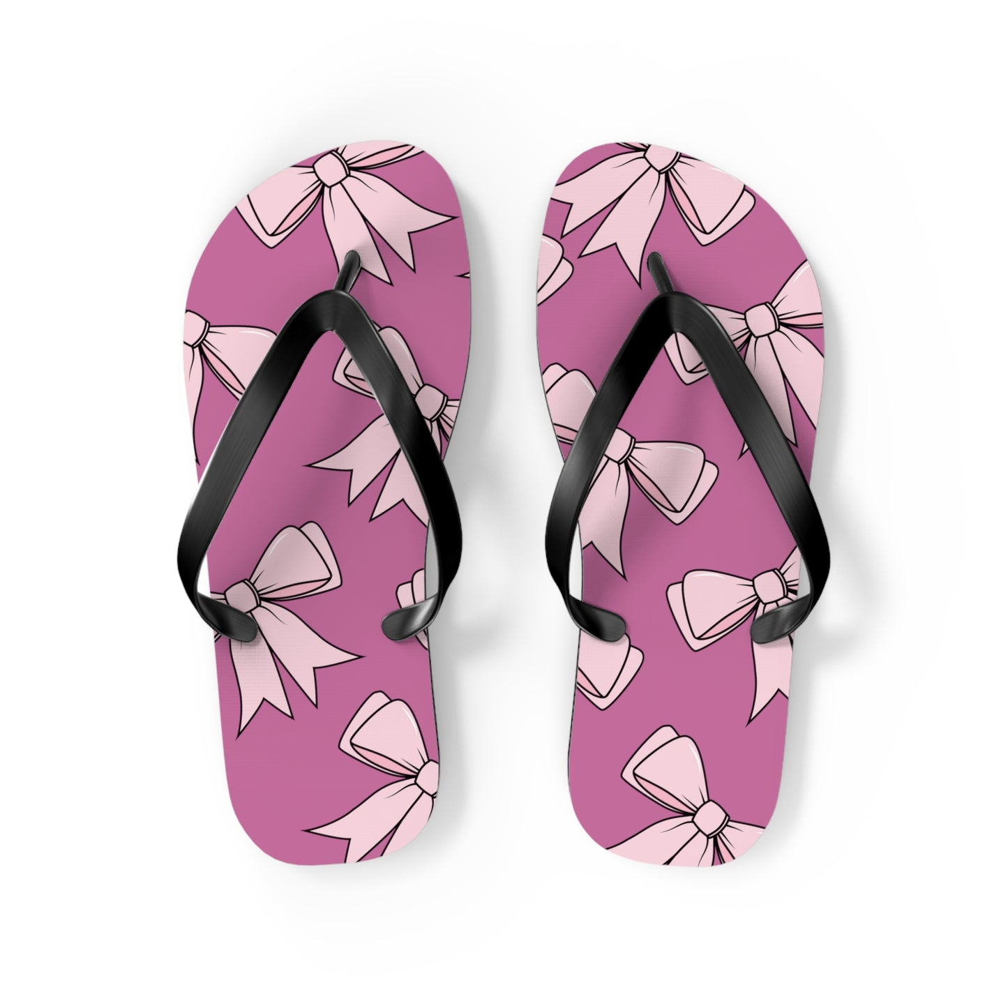 Pink Bow Flip Flops