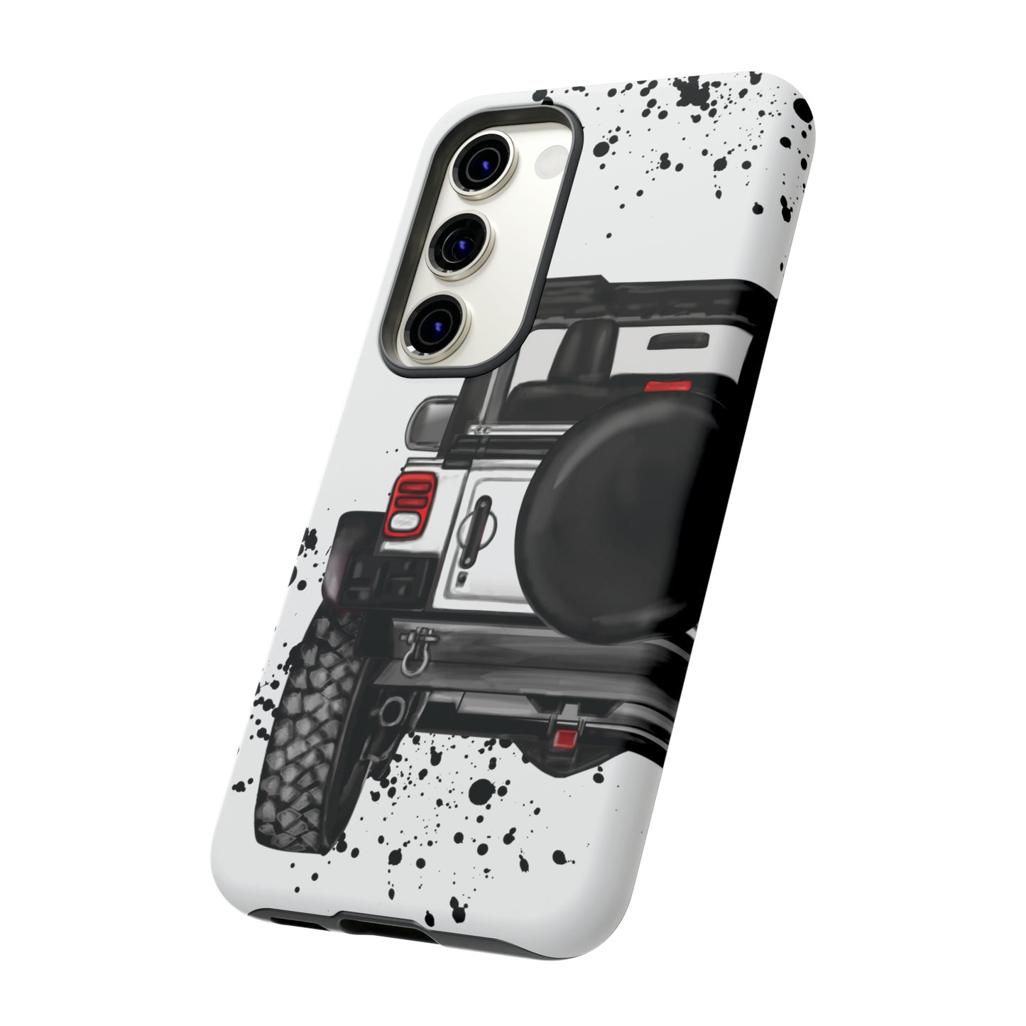 Off Road Life White Protective Case for Iphone, Google and Samsung