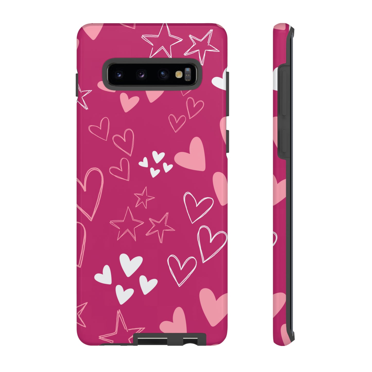 Heart and Stars Protective Case for Google, IPhone and Samsung phones