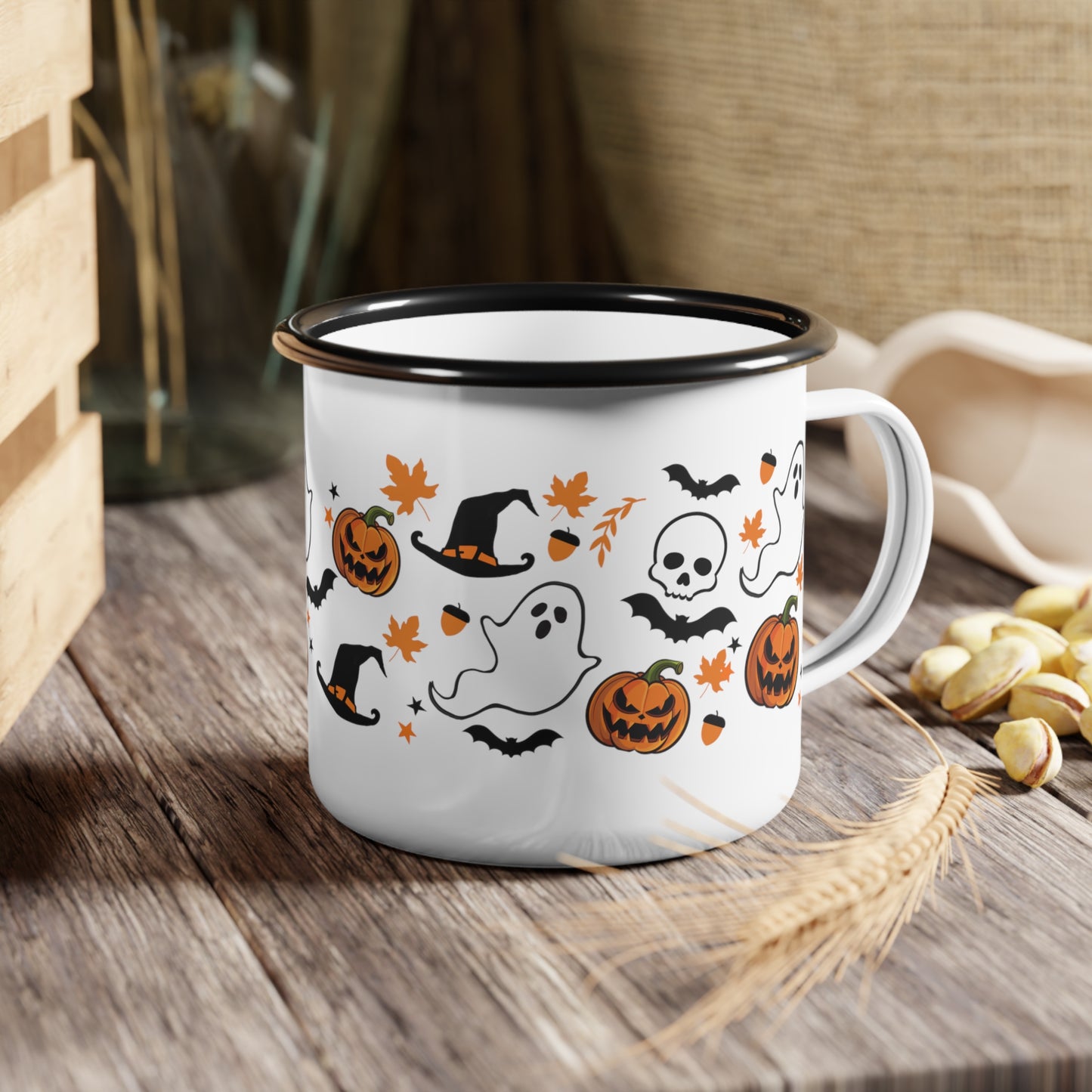 Halloween Enamel Camp Cup