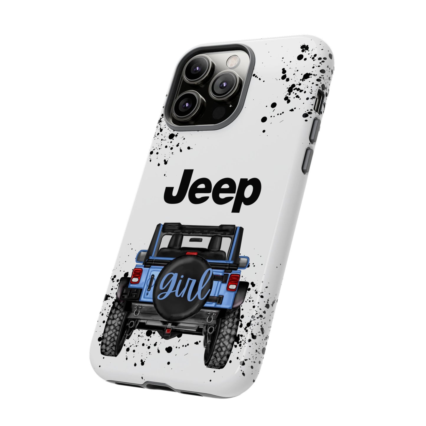 Off Road Girl Light Blue Protective Case for Iphone, Google and Samsung Phones
