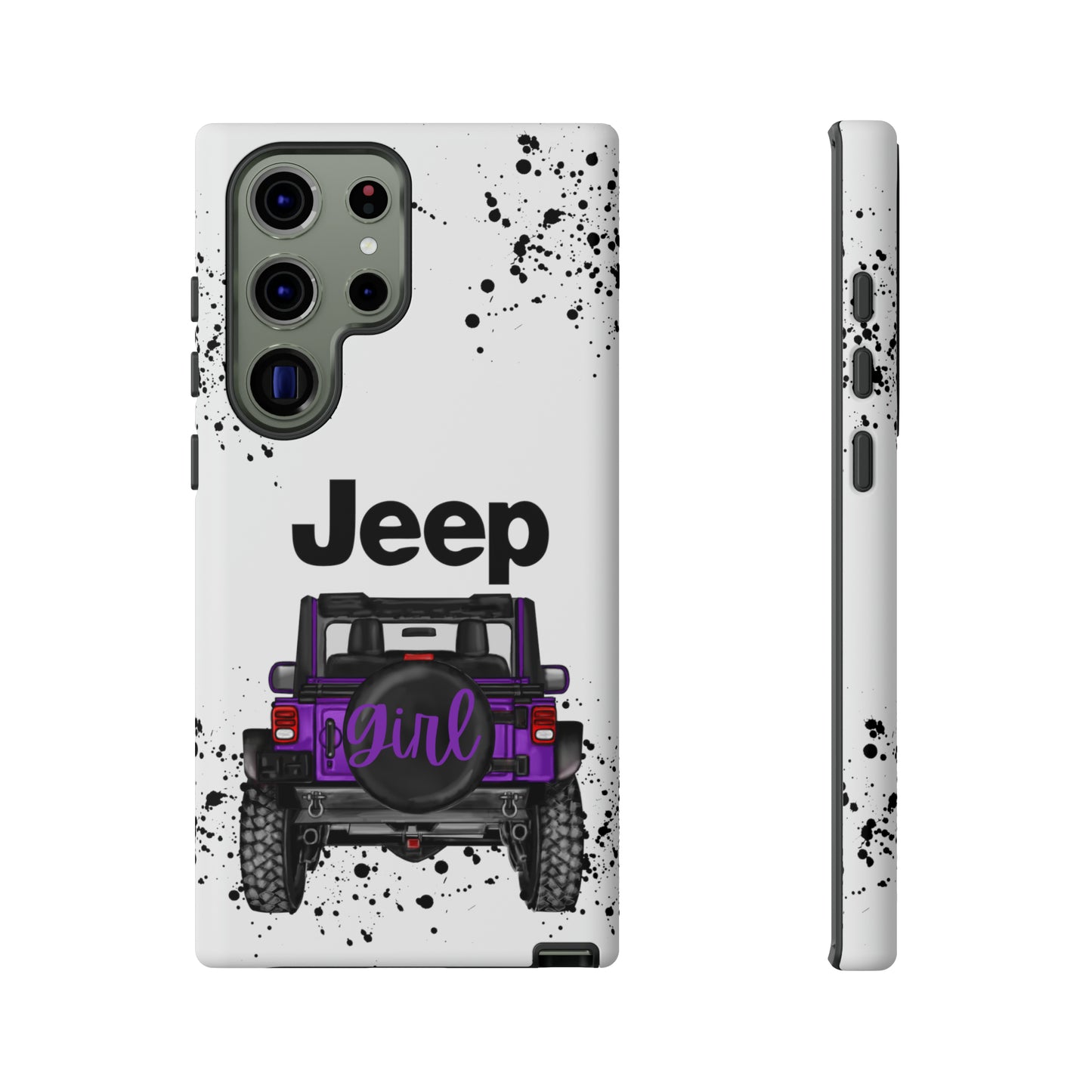 Off Road Girl Dark Purple Protective Case for Iphone, Google and Samsung Phones