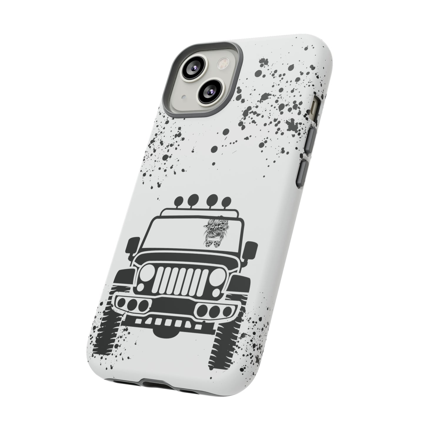 Off Road Girl Cow Print Shades Protective Phone Case for Iphone, Samsung and Google Phones