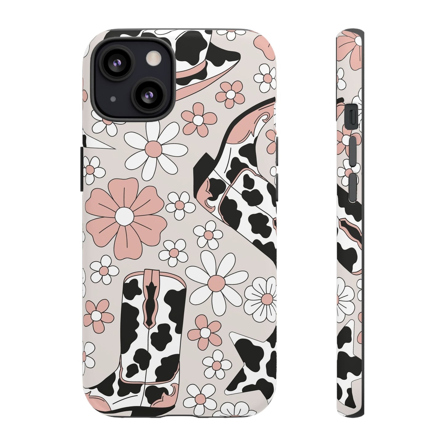 Western Flower Protective Phone Case for Google, Iphone and Samsung Phones