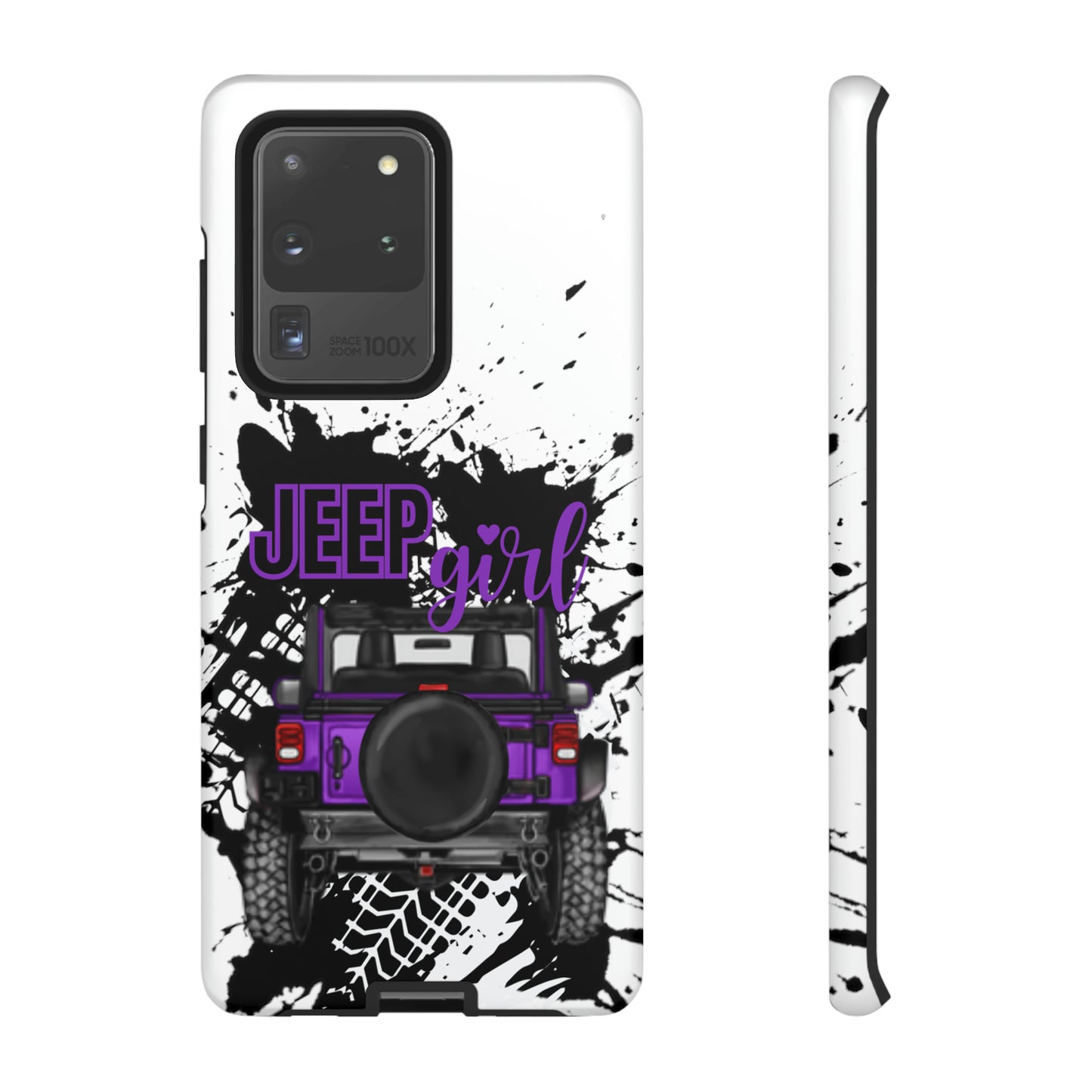 Off Road Girl Purple Tough Cases