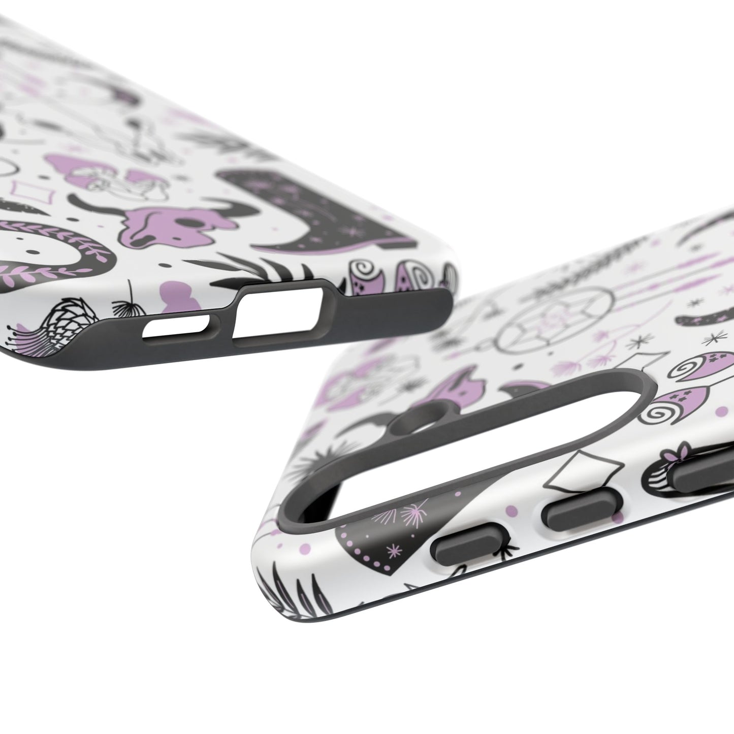 Purple and Black Western Protective Drop Proof Case Iphone, Samsung and Google phones