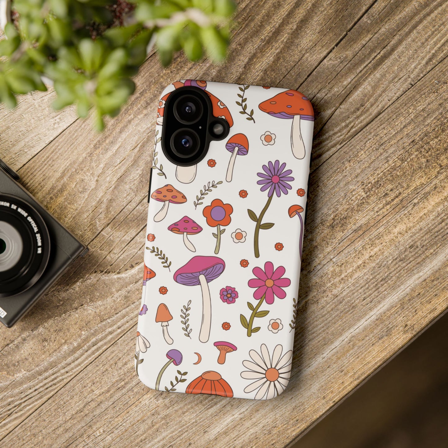 Mushrooms Protective Phone Case