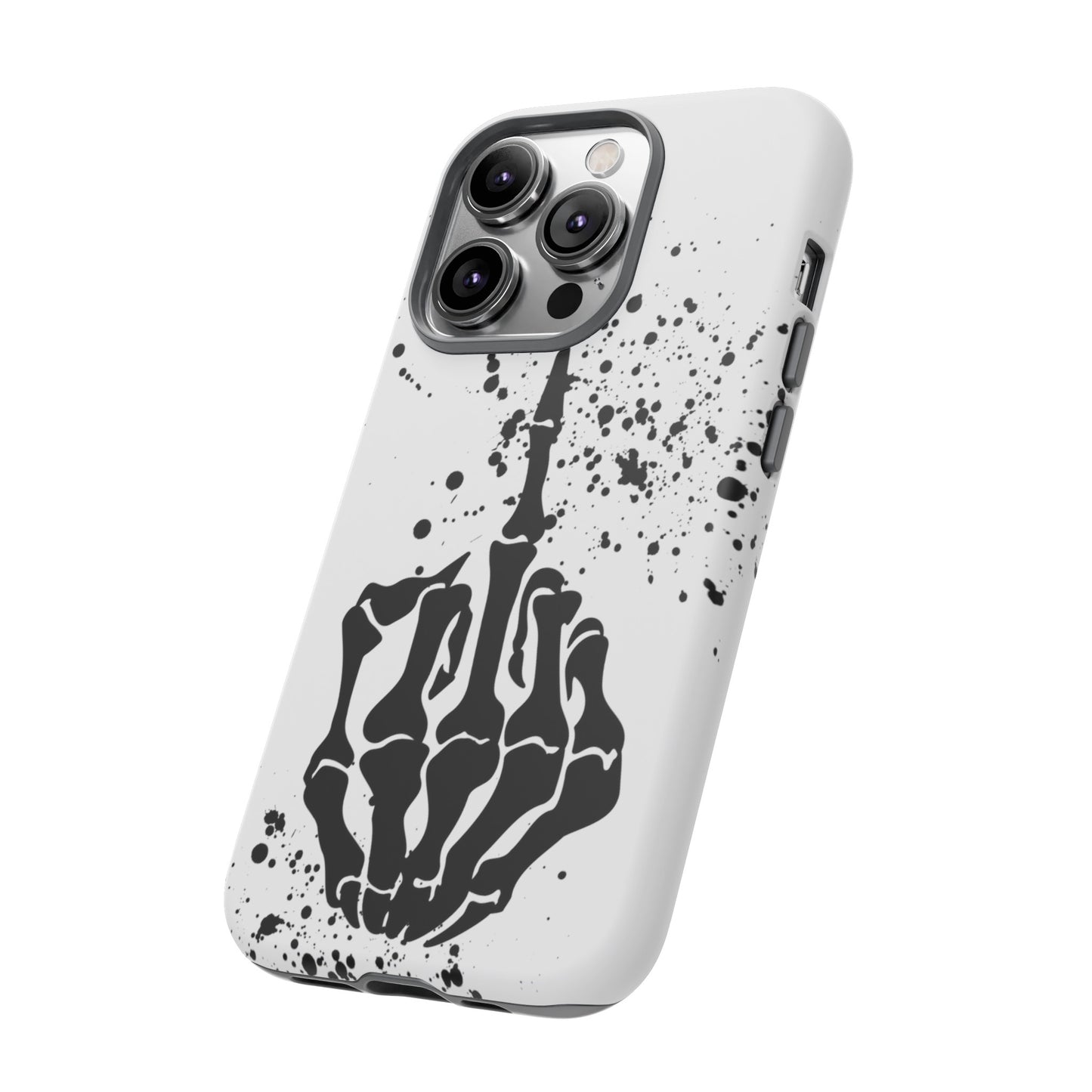 Skeleton, Finger Protective Case for Iphone, a Google and Samsung phones