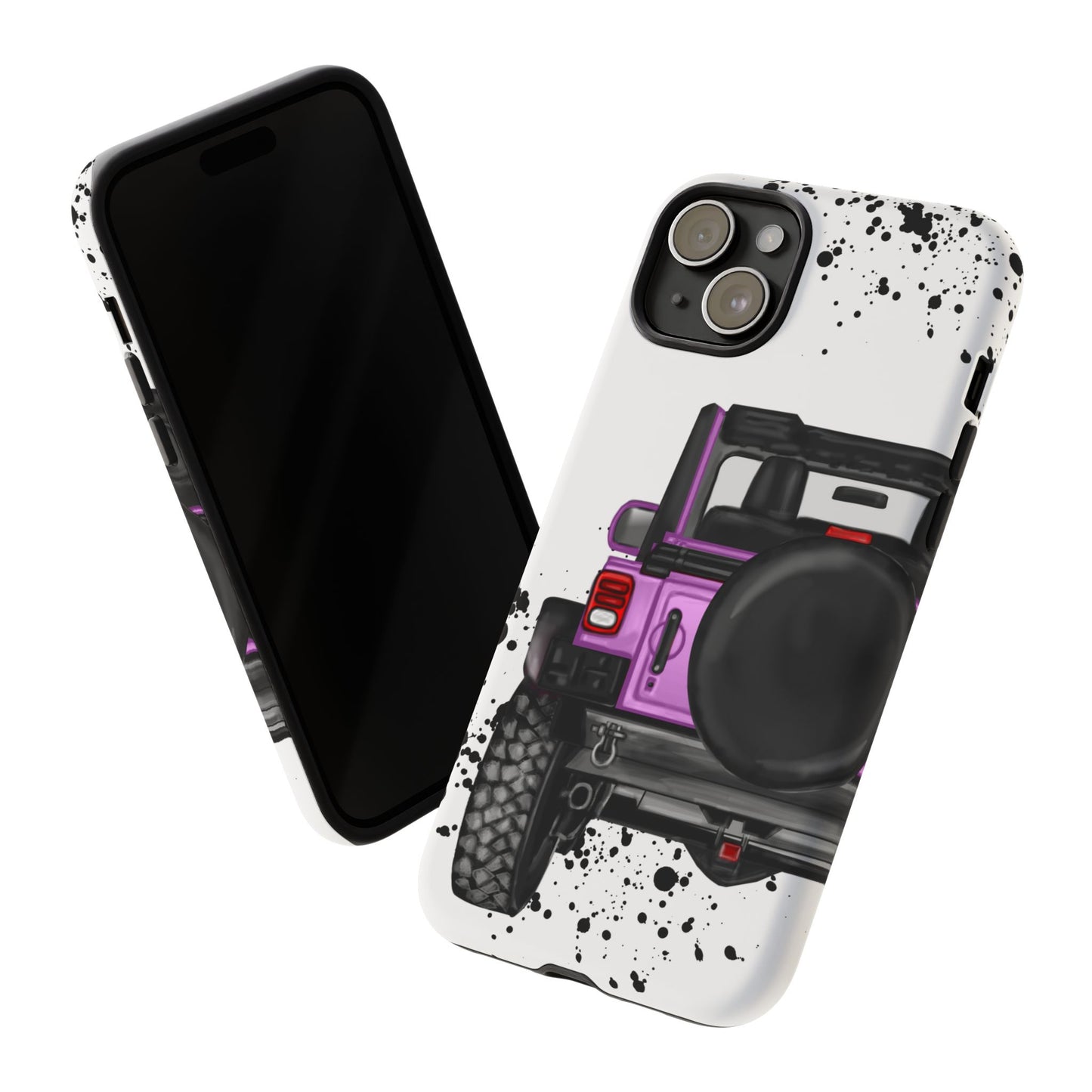 Off Road Life Pink/Light Purple Protective Case for Iphone, Google and Samsung