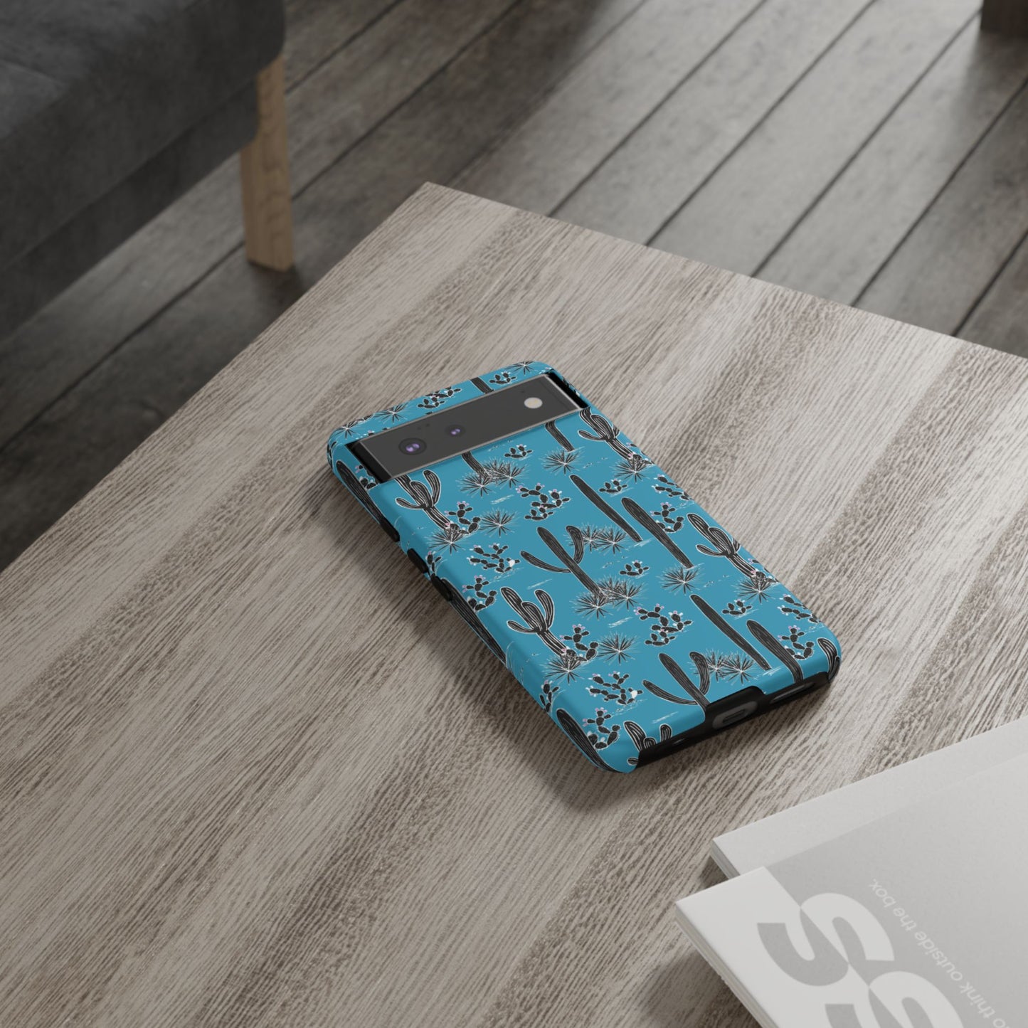 Turquoise Cactus Love Phone Case