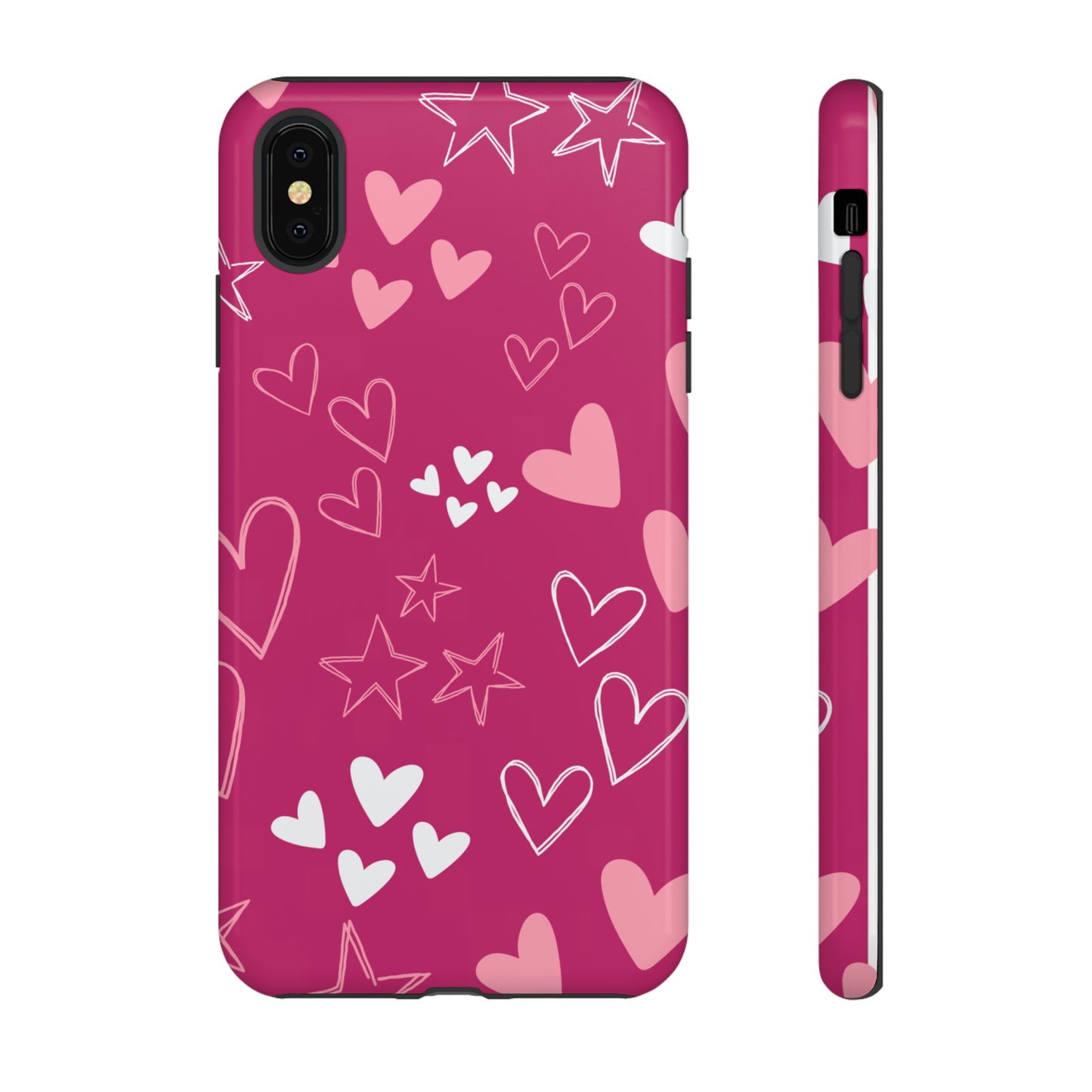 Heart and Stars Protective Case for Google, IPhone and Samsung phones