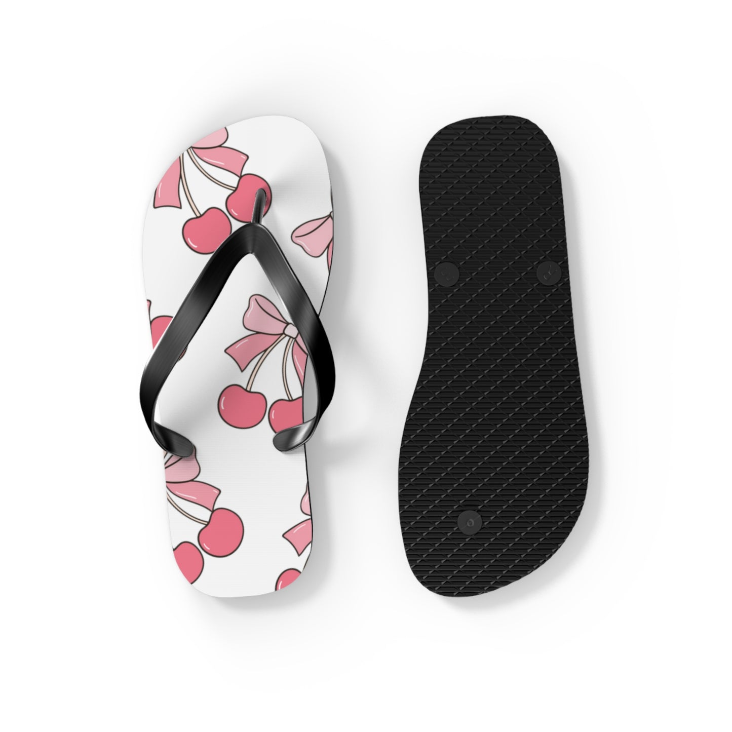 Cherry Bow Flip Flops