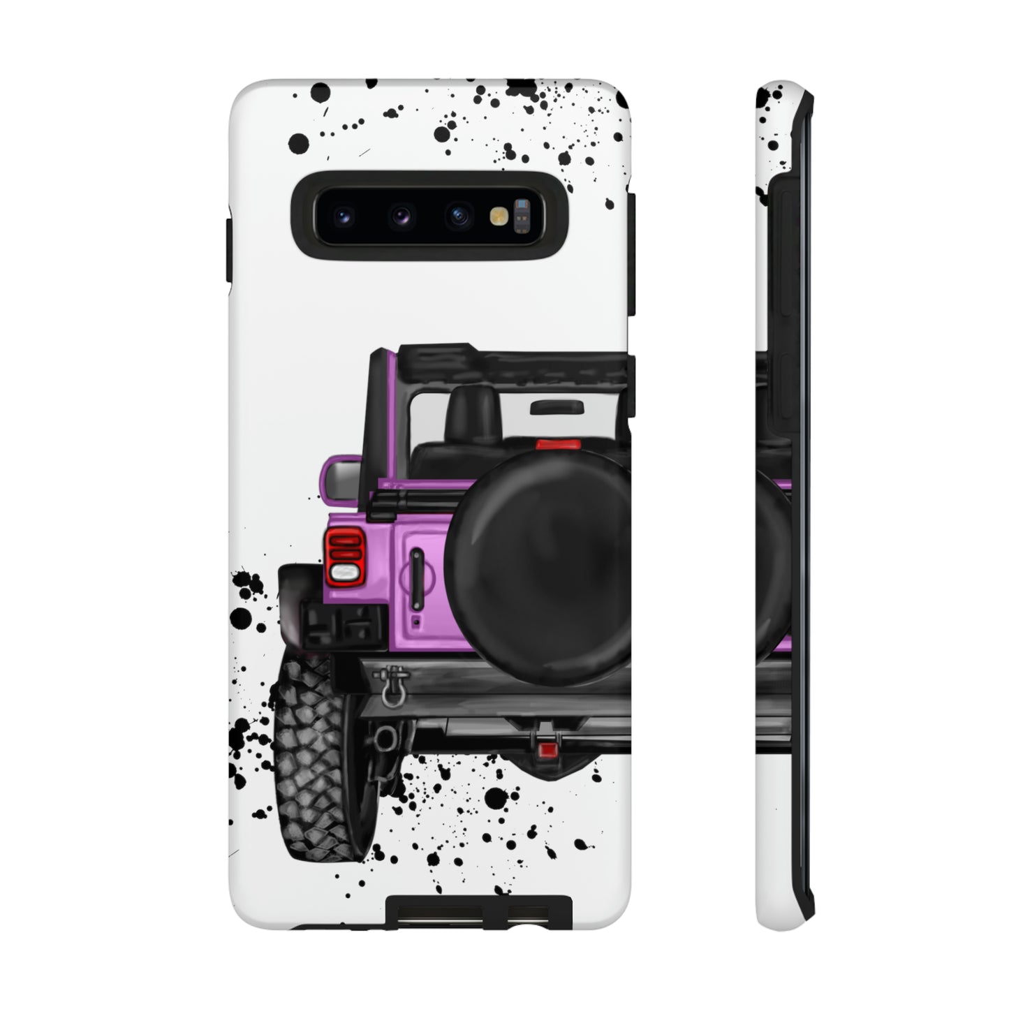 Off Road Life Charcoal Pink/Light Purple Protective Case for Iphone, Google and Samsung