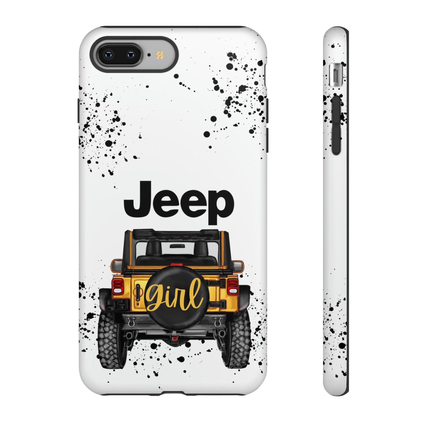 Off Road Girl Yellow Protective Case for Iphone, Google and Samsung Phones