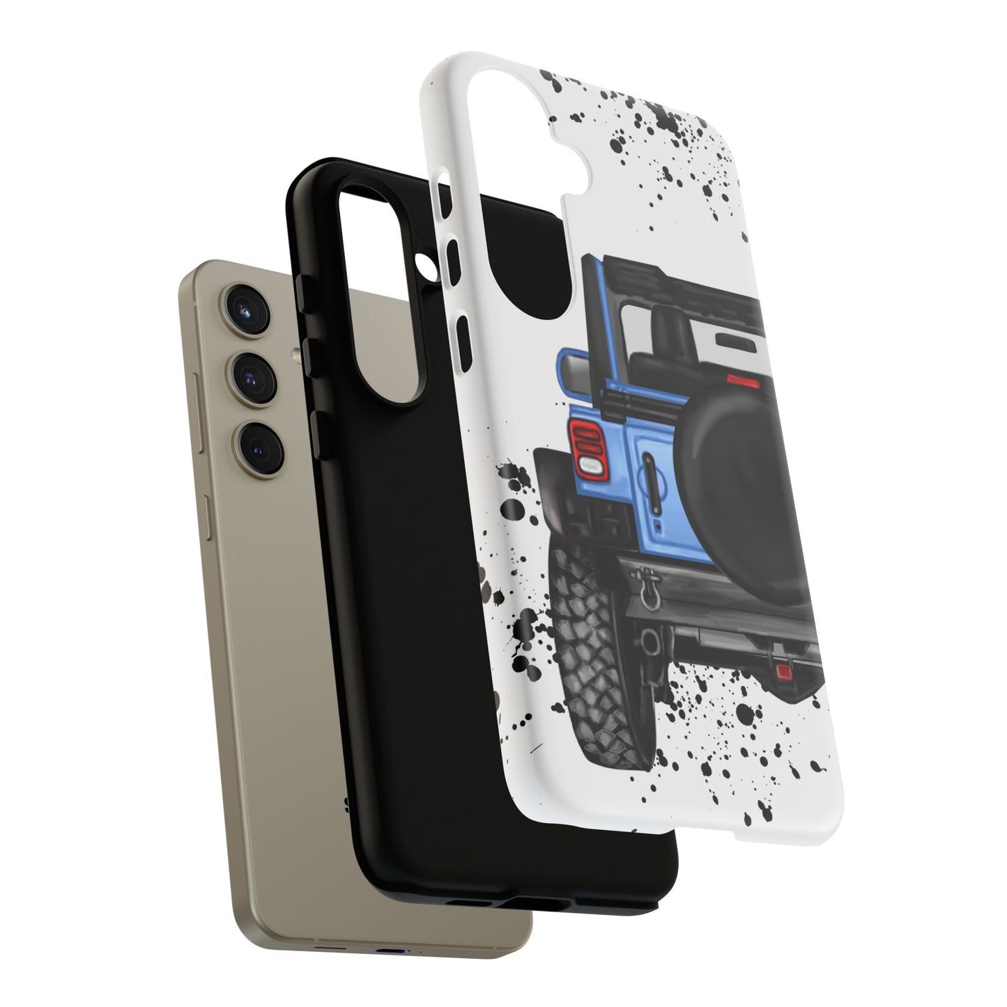 Off Road Life Light Blue Protective Case for Iphone, Google and Samsung