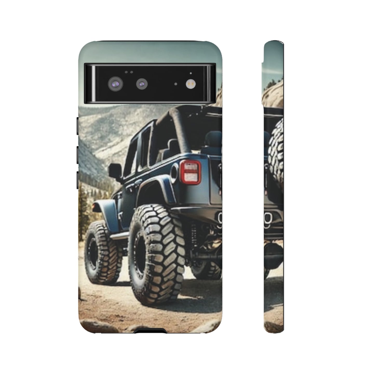 Blue Jeep Protective Phone Case