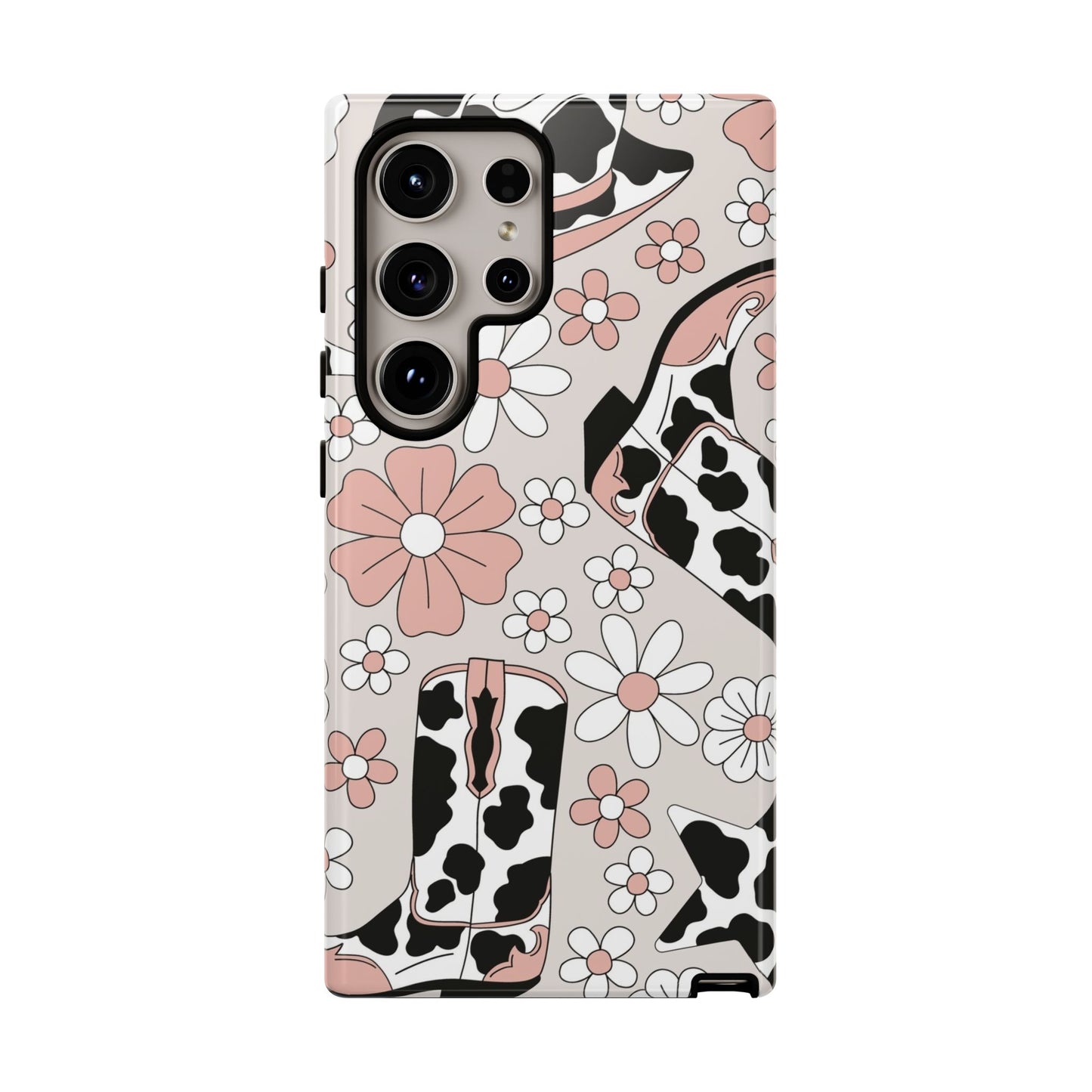 Western Flower Protective Phone Case for Google, Iphone and Samsung Phones